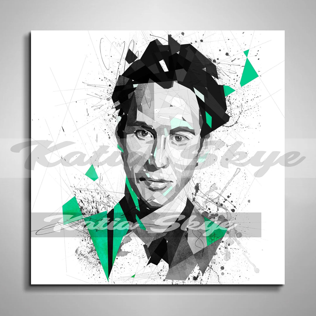 Abstract Canvas Wall Art Movie Poster Inspired By Keanu Reeves Wall Art