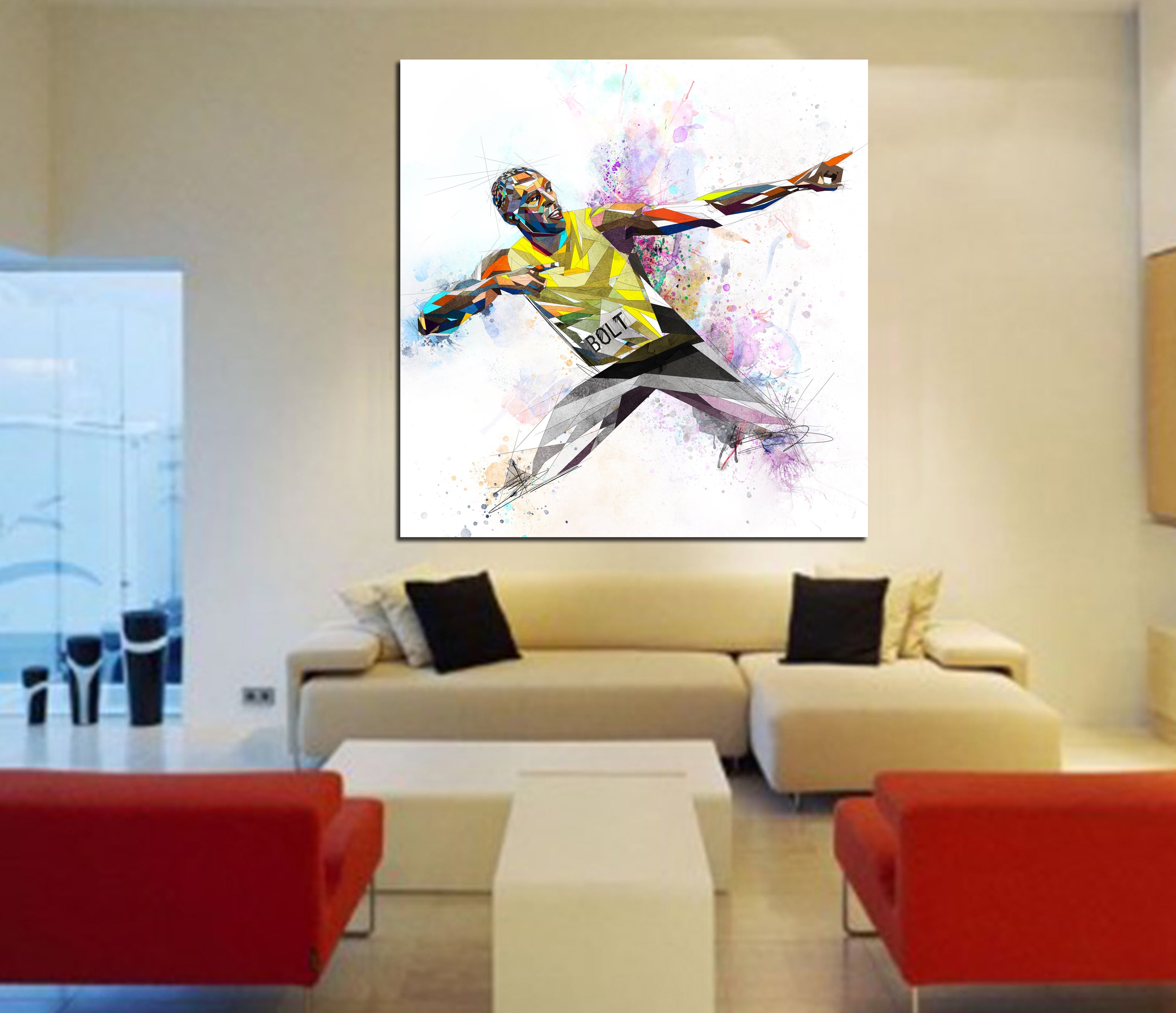 Usain Bolt Canvas Wall Art