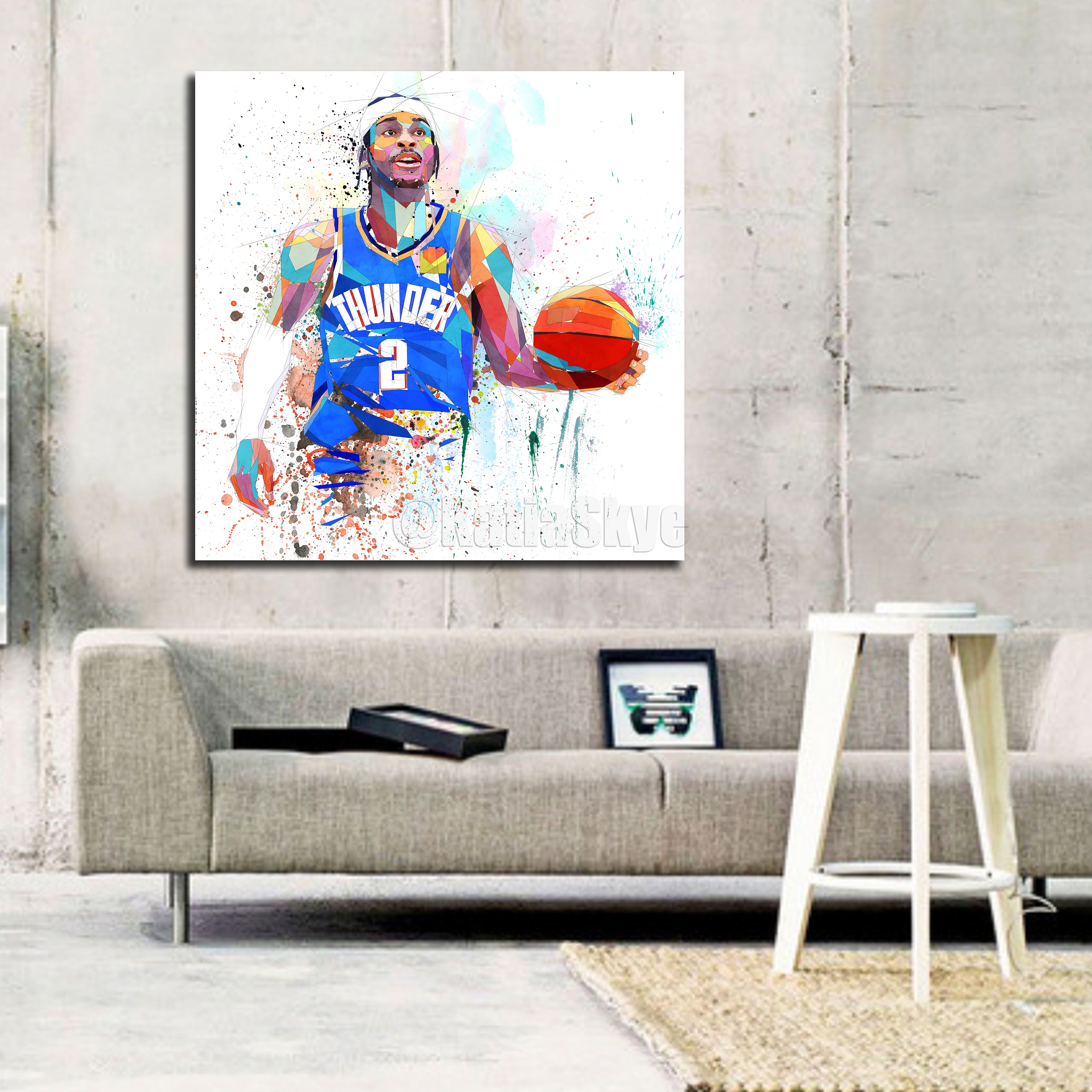 Gilgeous Alexander Canvas Wall Art