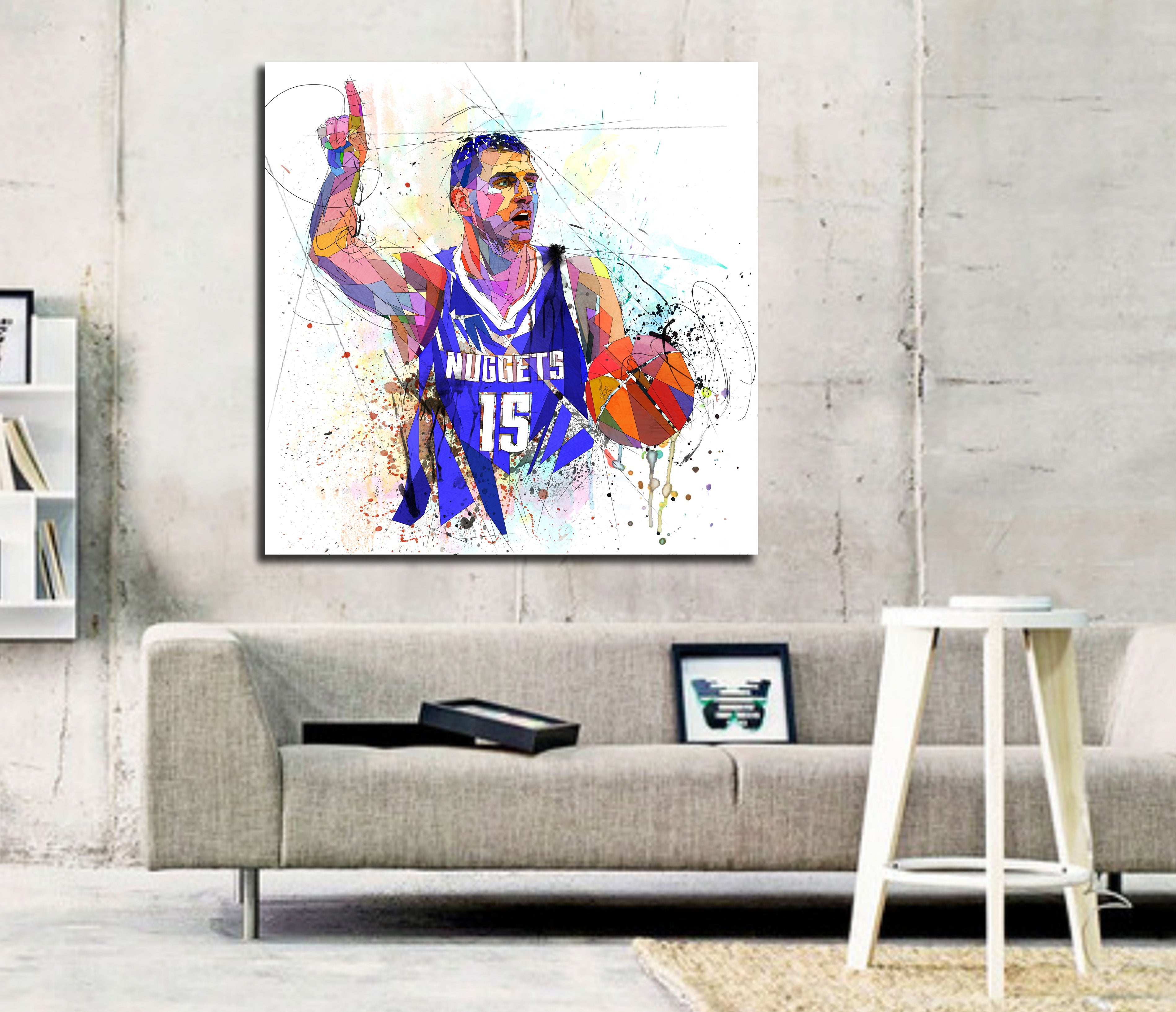 Basketball Canvas Wall Art Inspired
