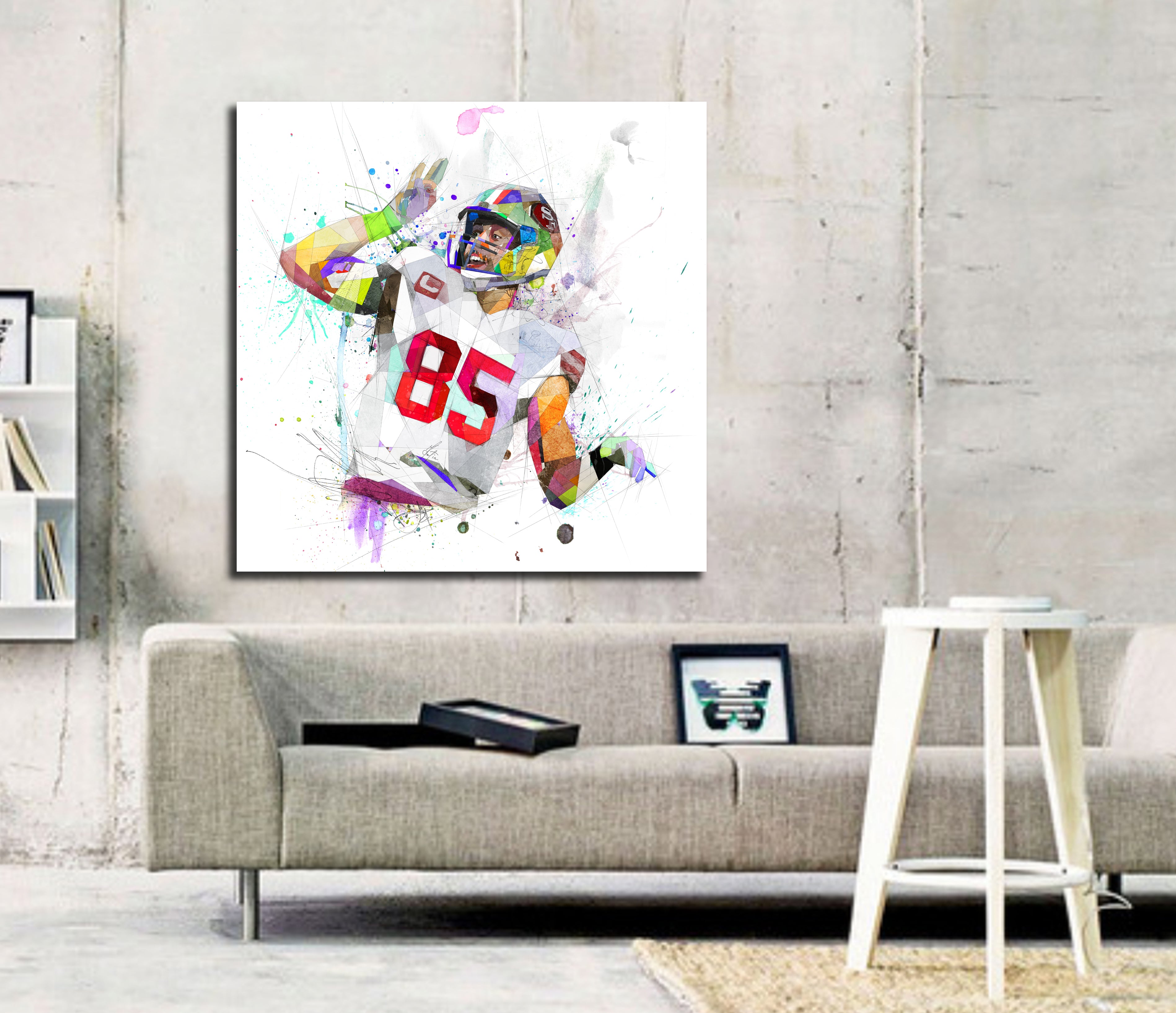 George Kittle Canvas Wall Art