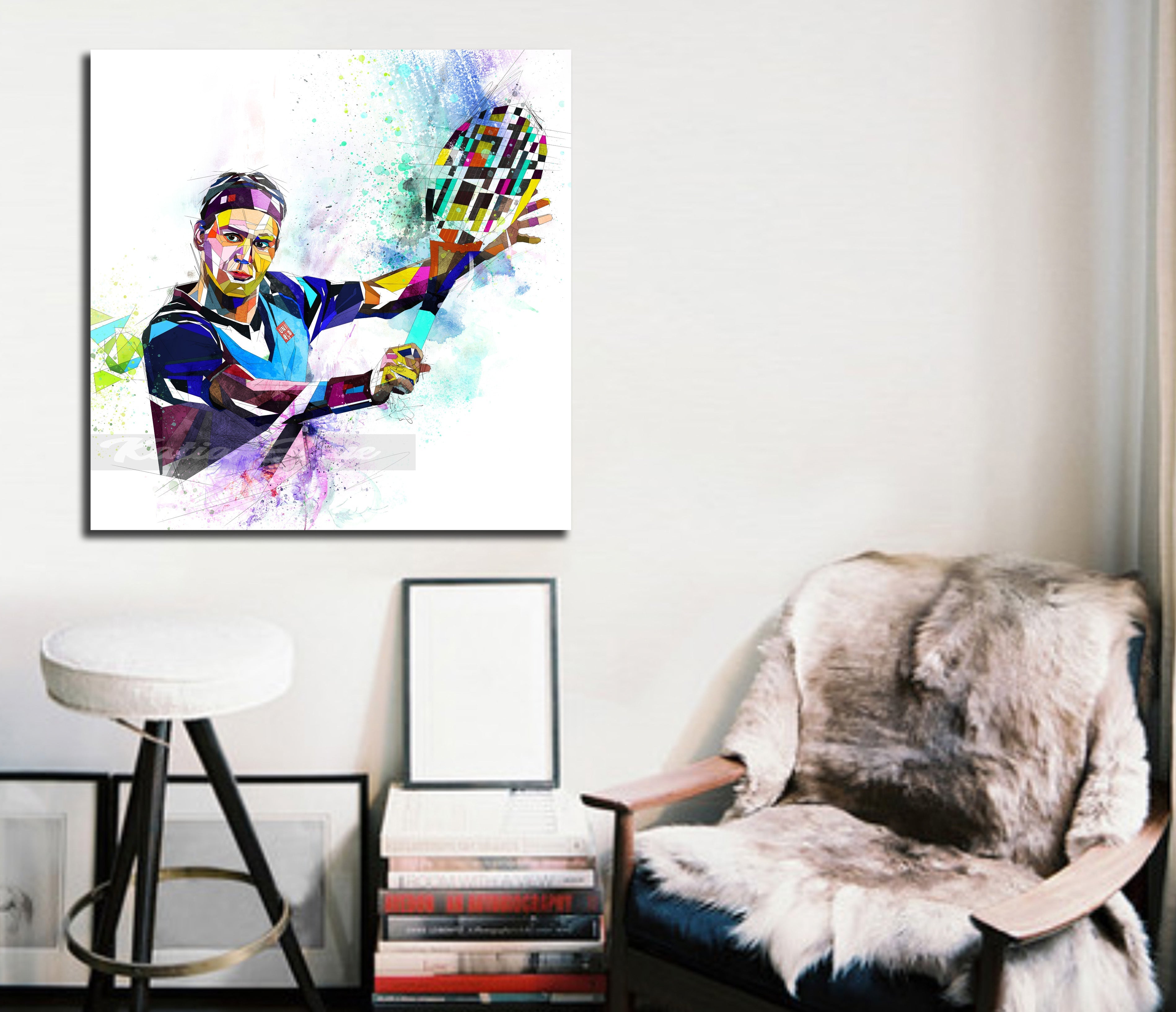 Tennis Canvas Wall Art