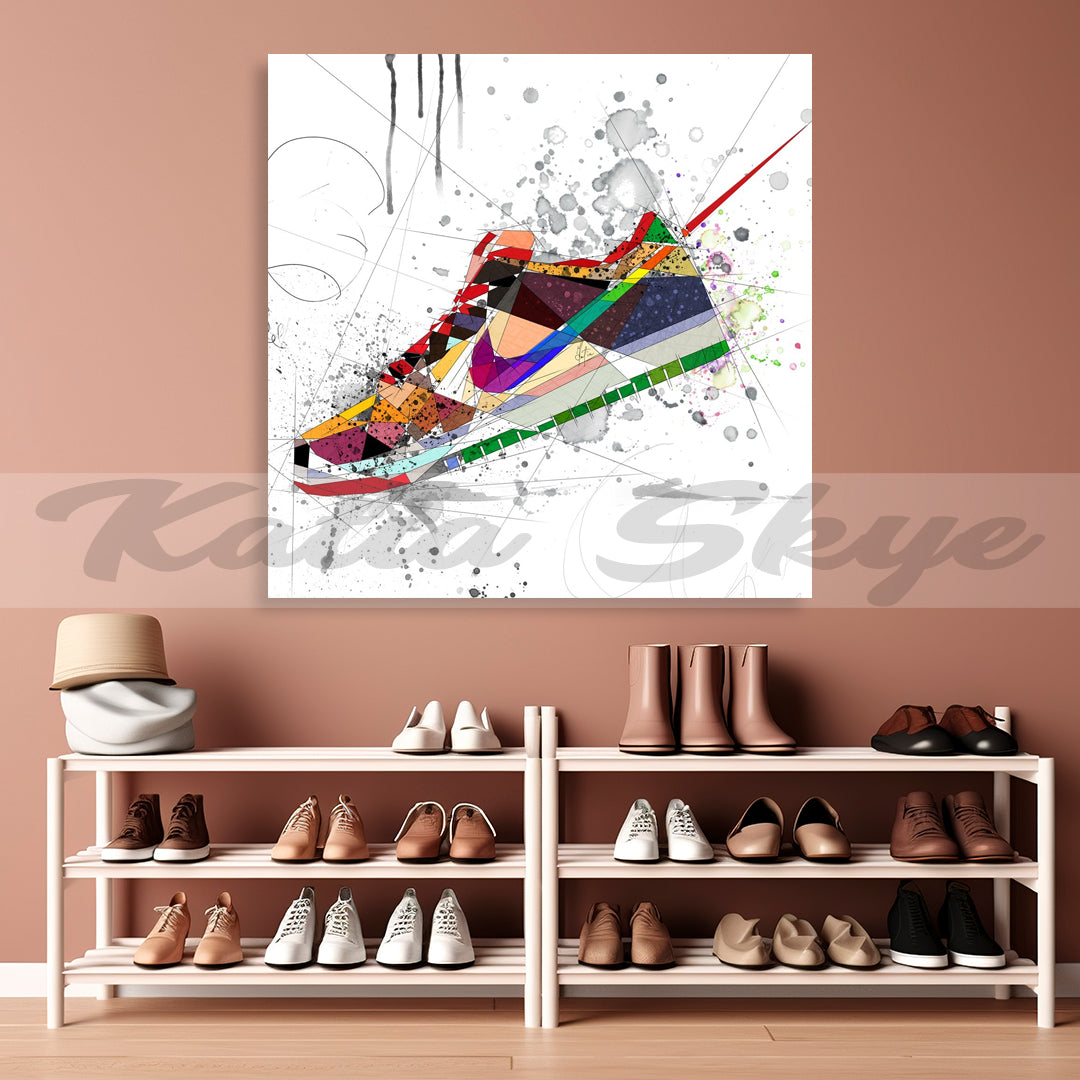 Basketball Shoes Canvas Wall Art