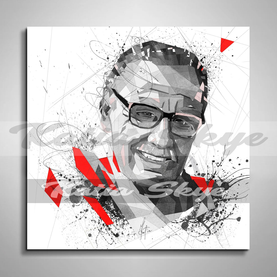 Abstract Stan Lee Canvas Wall Art Marvel Home Office Canvas Print