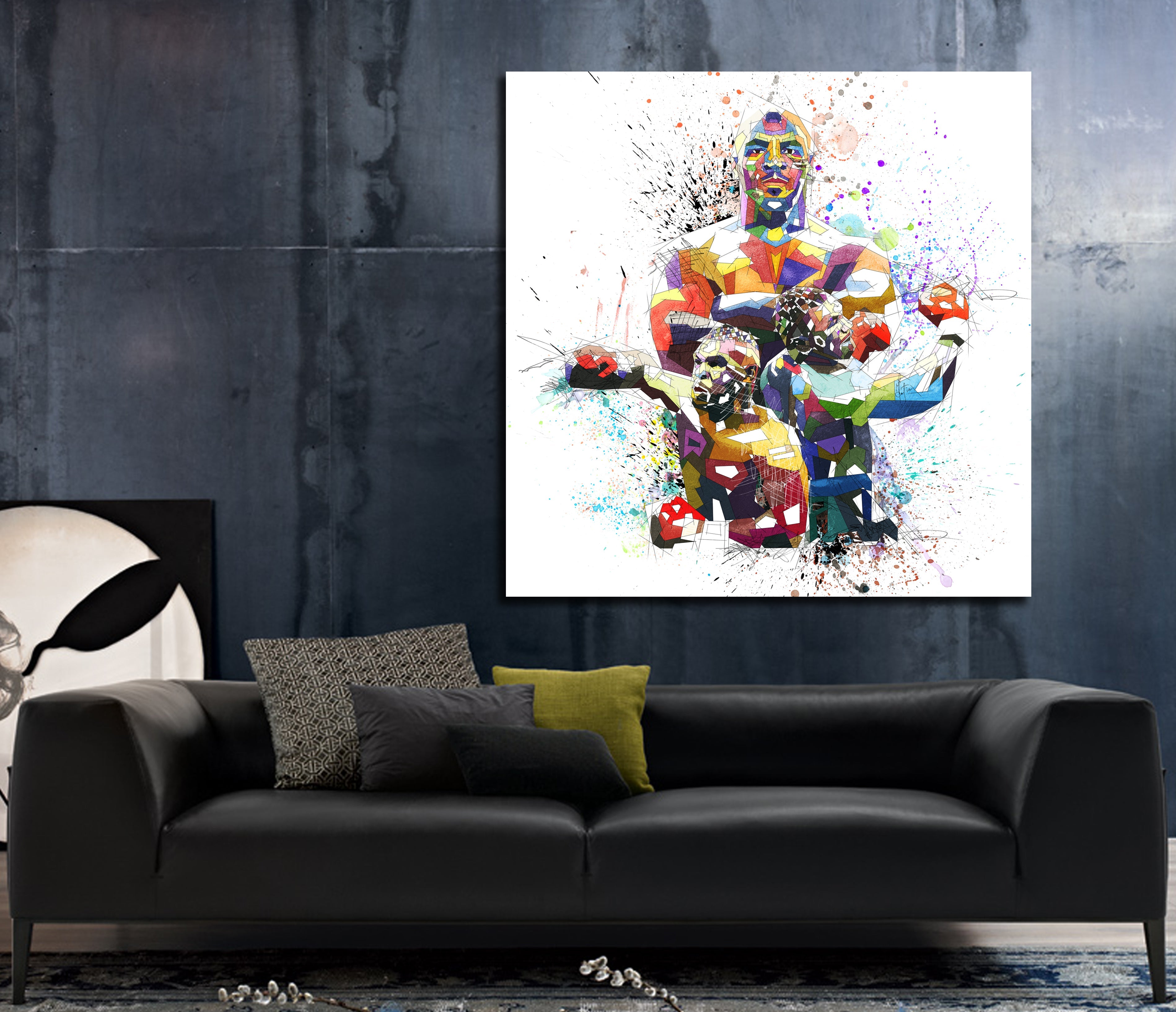 Boxing Canvas Wall Art