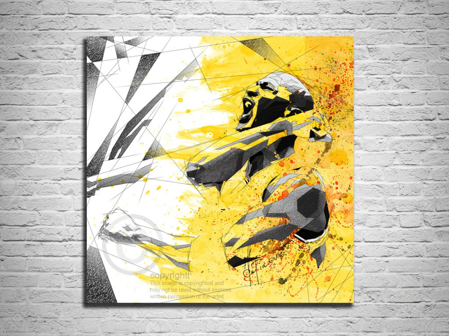 Michael Jordan canvas print wall art