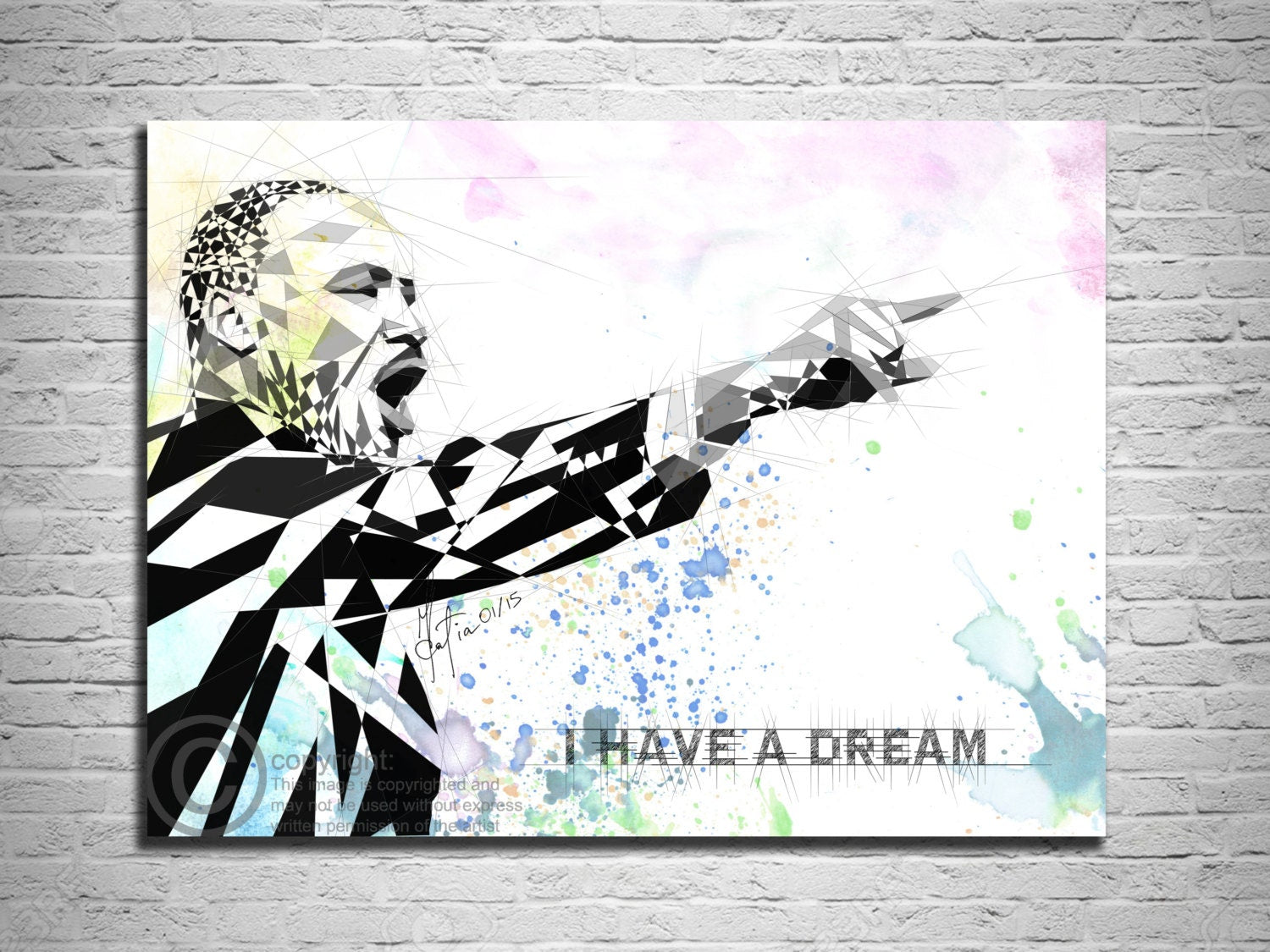 Martin Luther Canvas Print