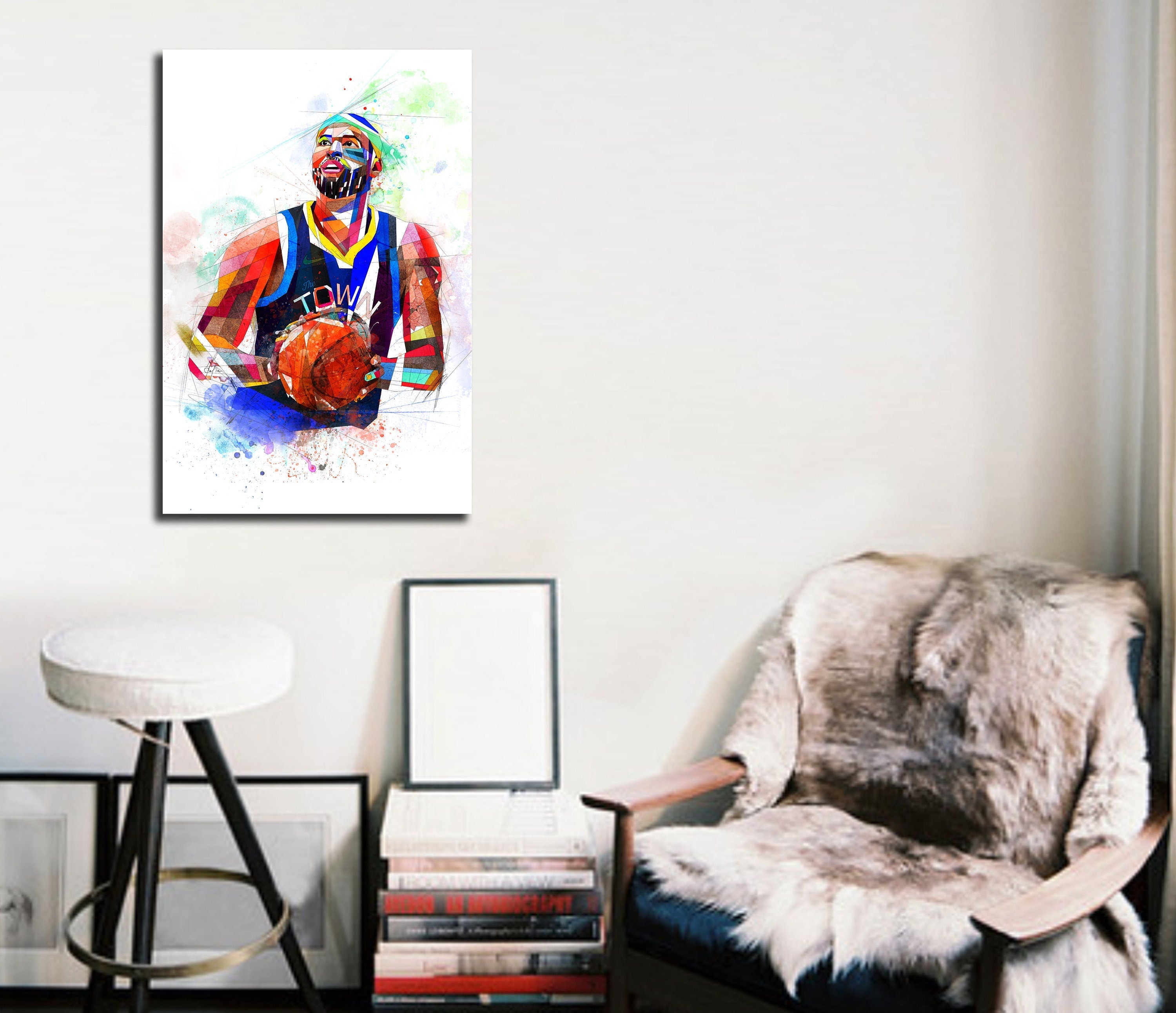 Basketball Canvas Wall Art