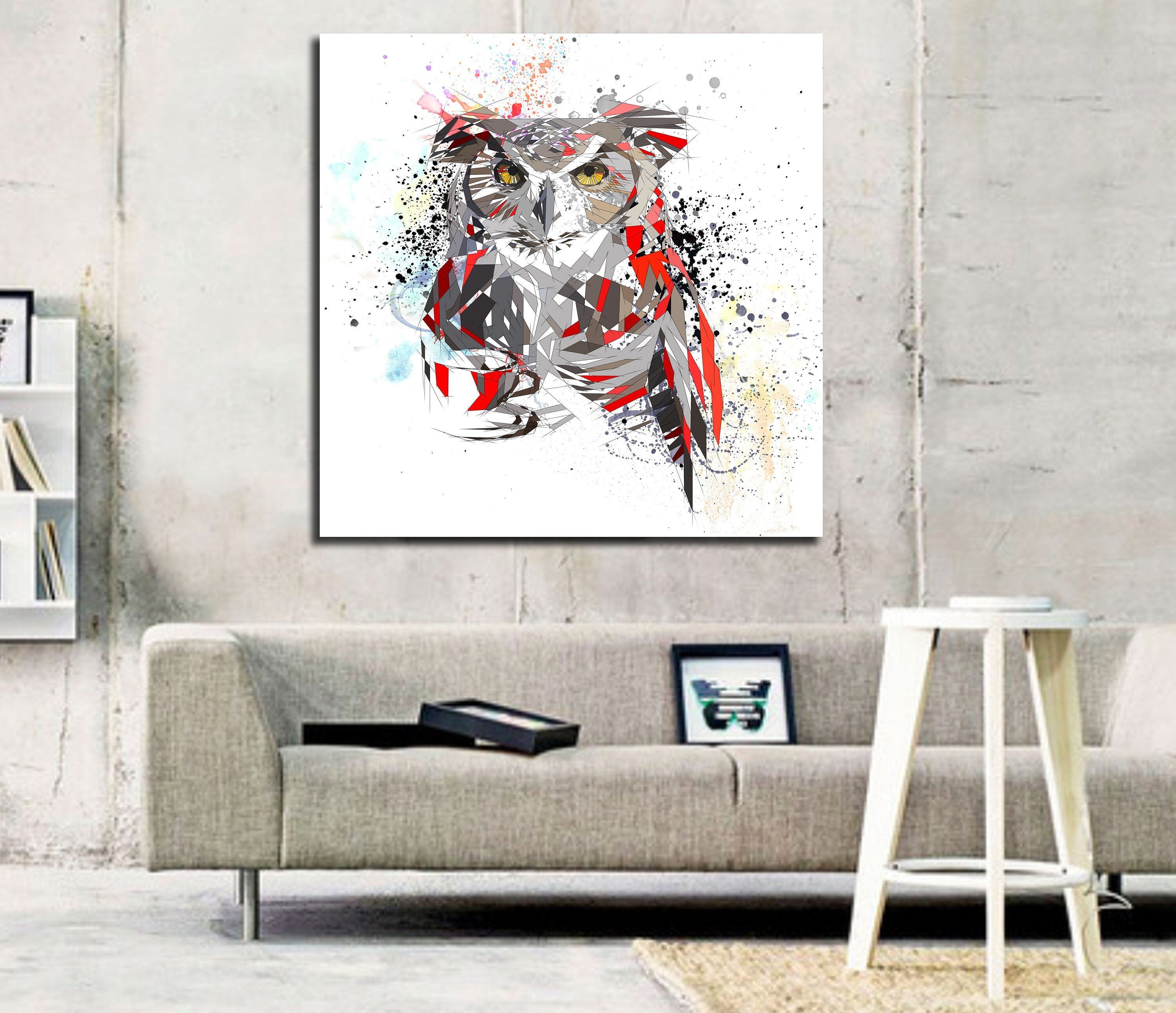 5" thick canvas stretched