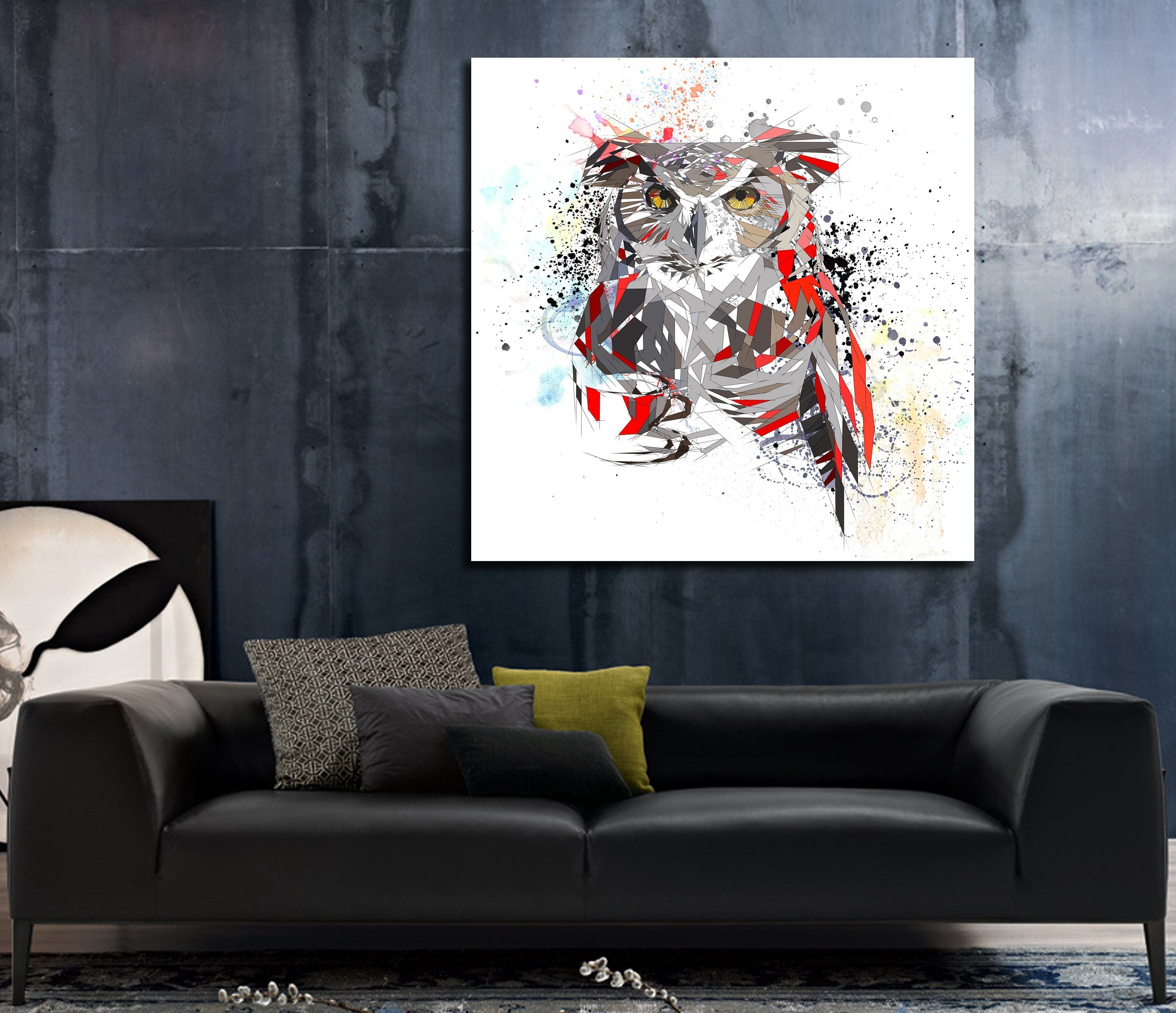 5" thick canvas stretched