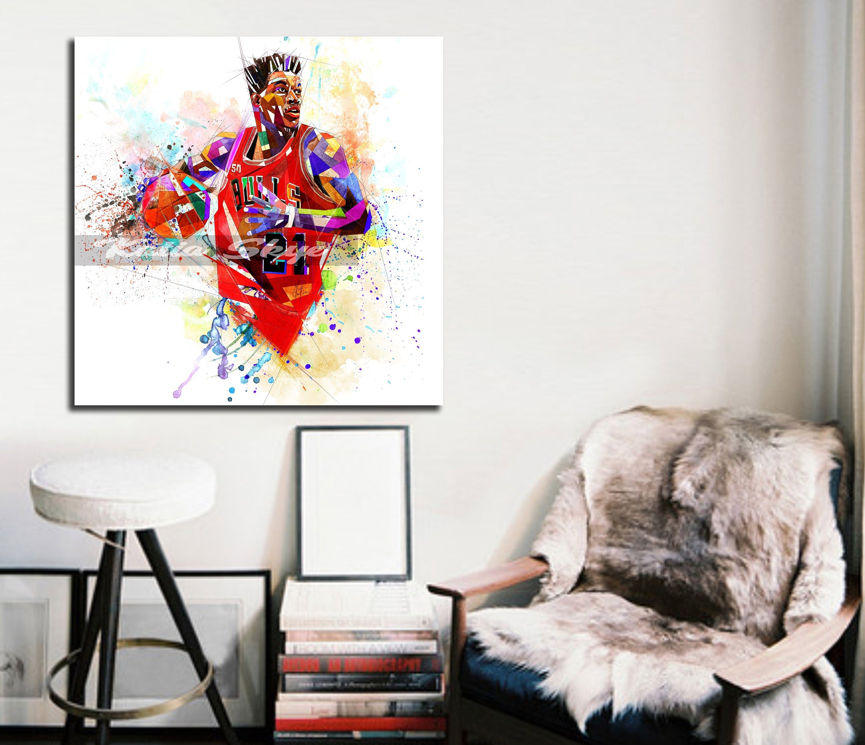 Basketball Canvas Wall Art