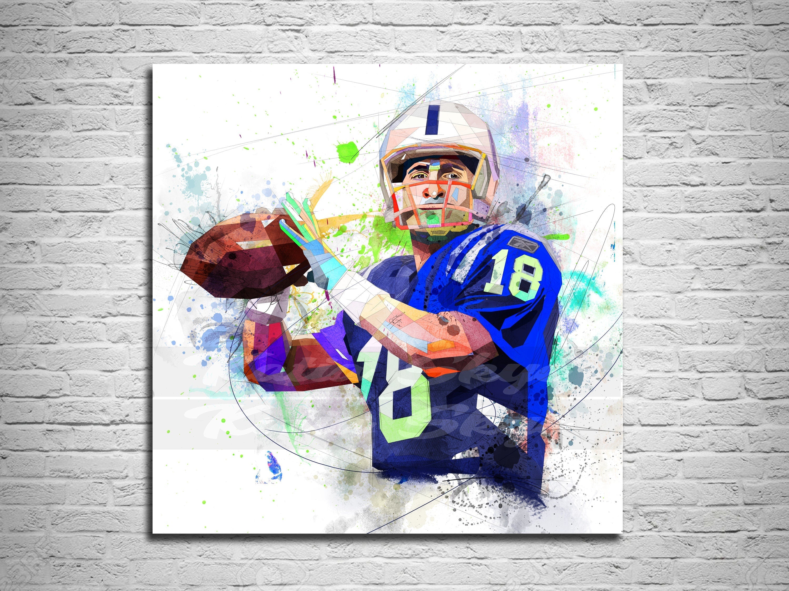 ♥ contemporary drawing canvas print