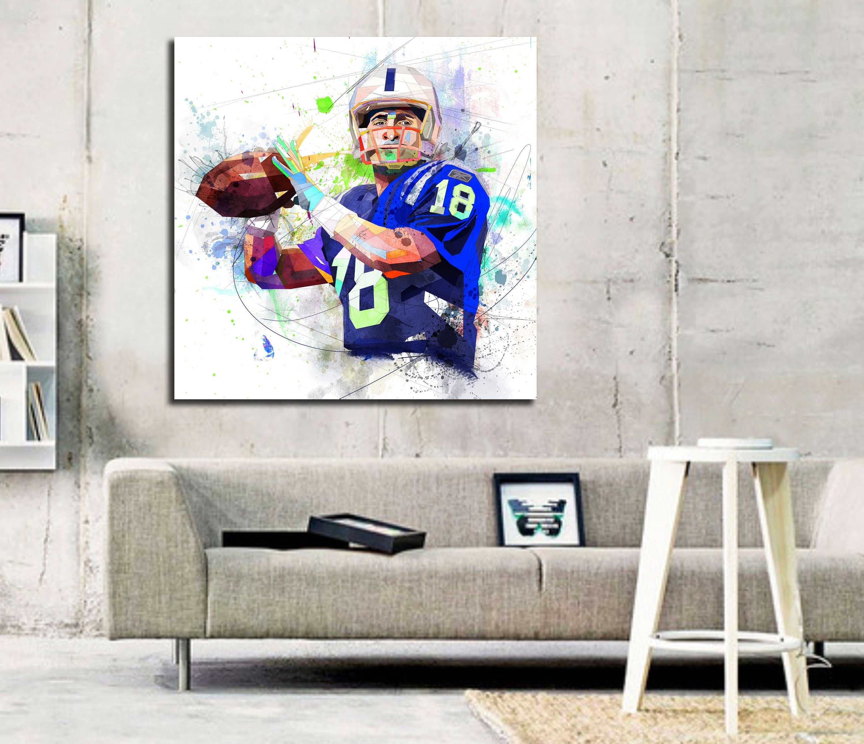 ♥ contemporary drawing canvas print