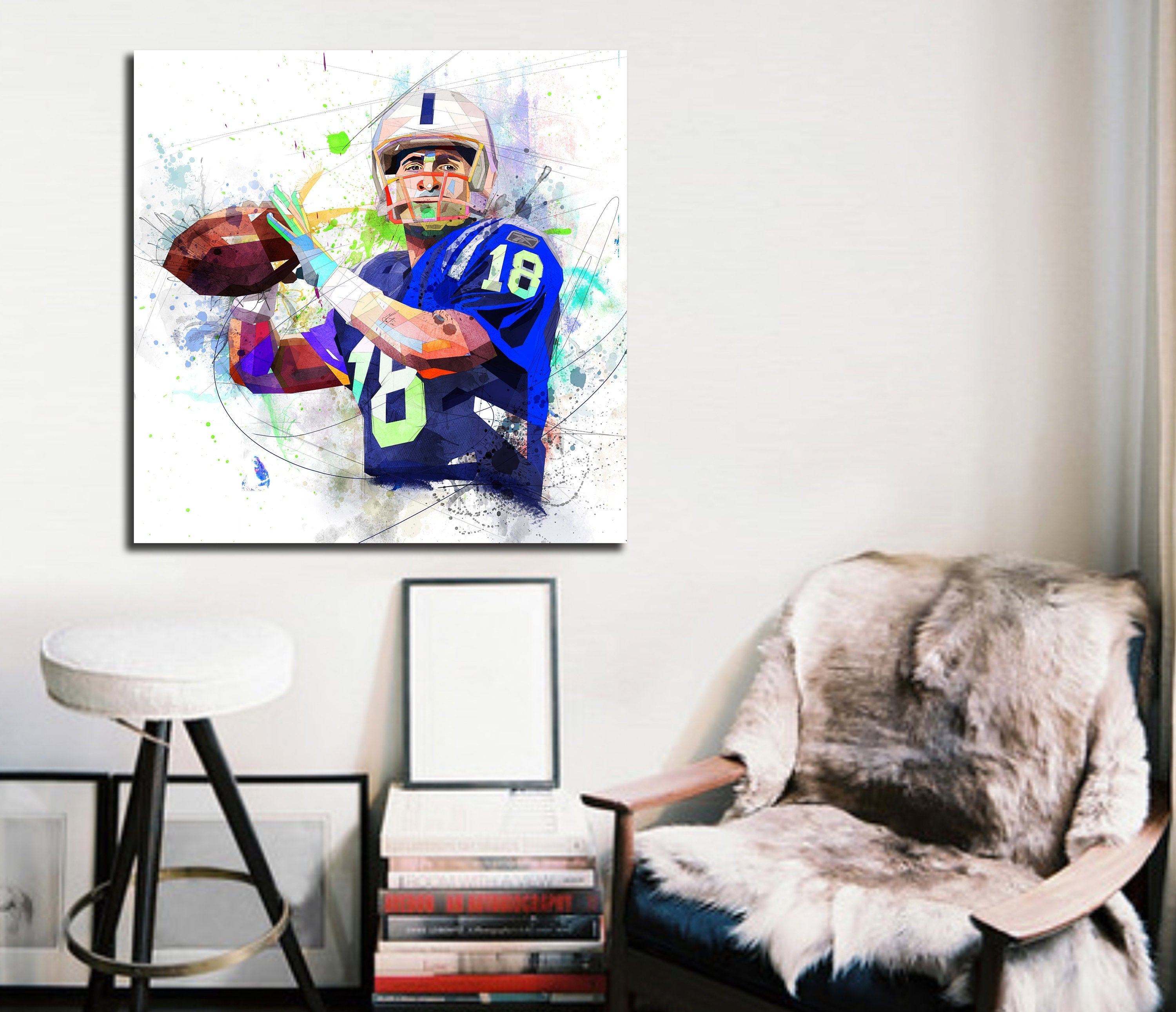 ♥ contemporary drawing canvas print