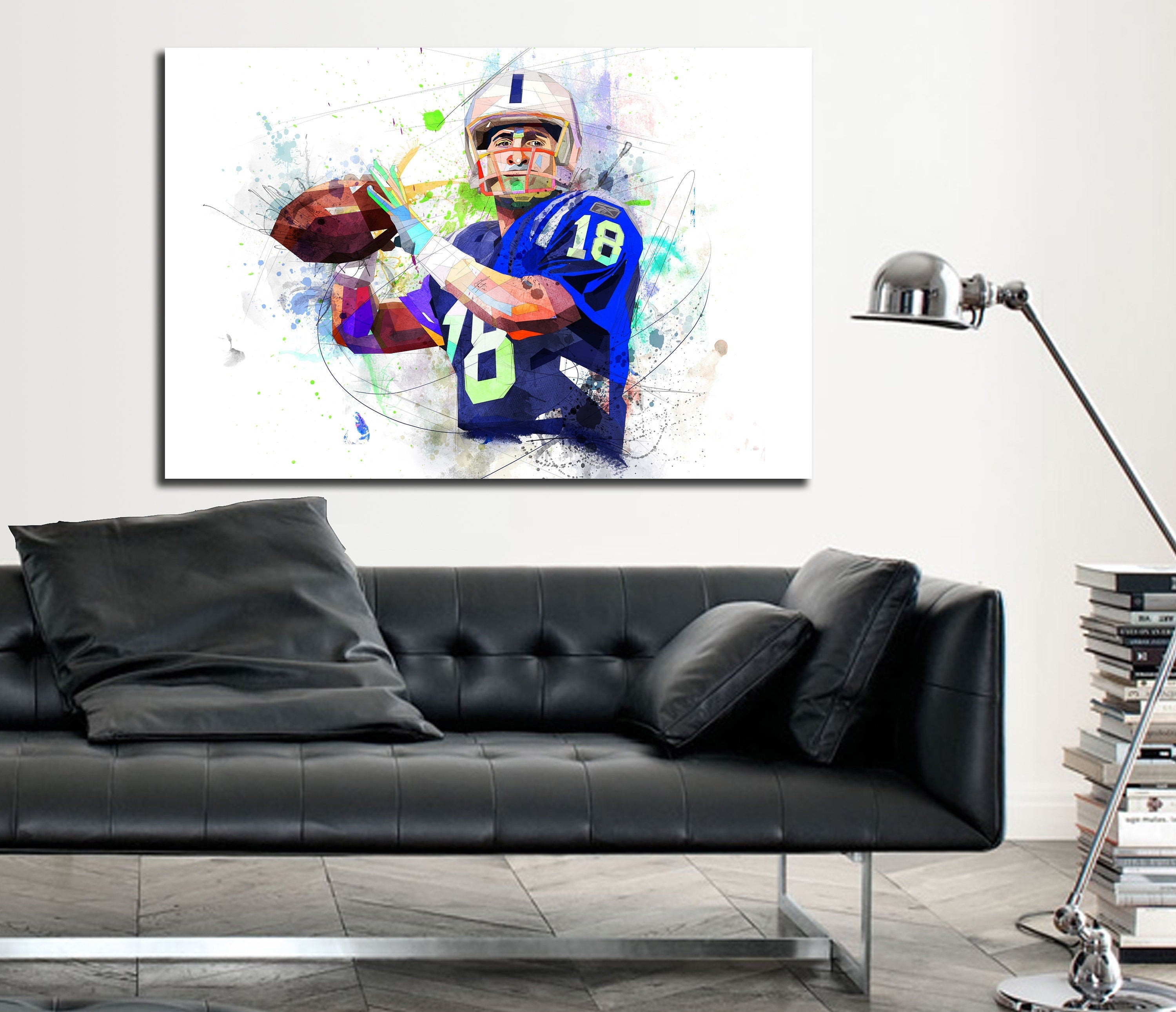 ♥ contemporary drawing canvas print