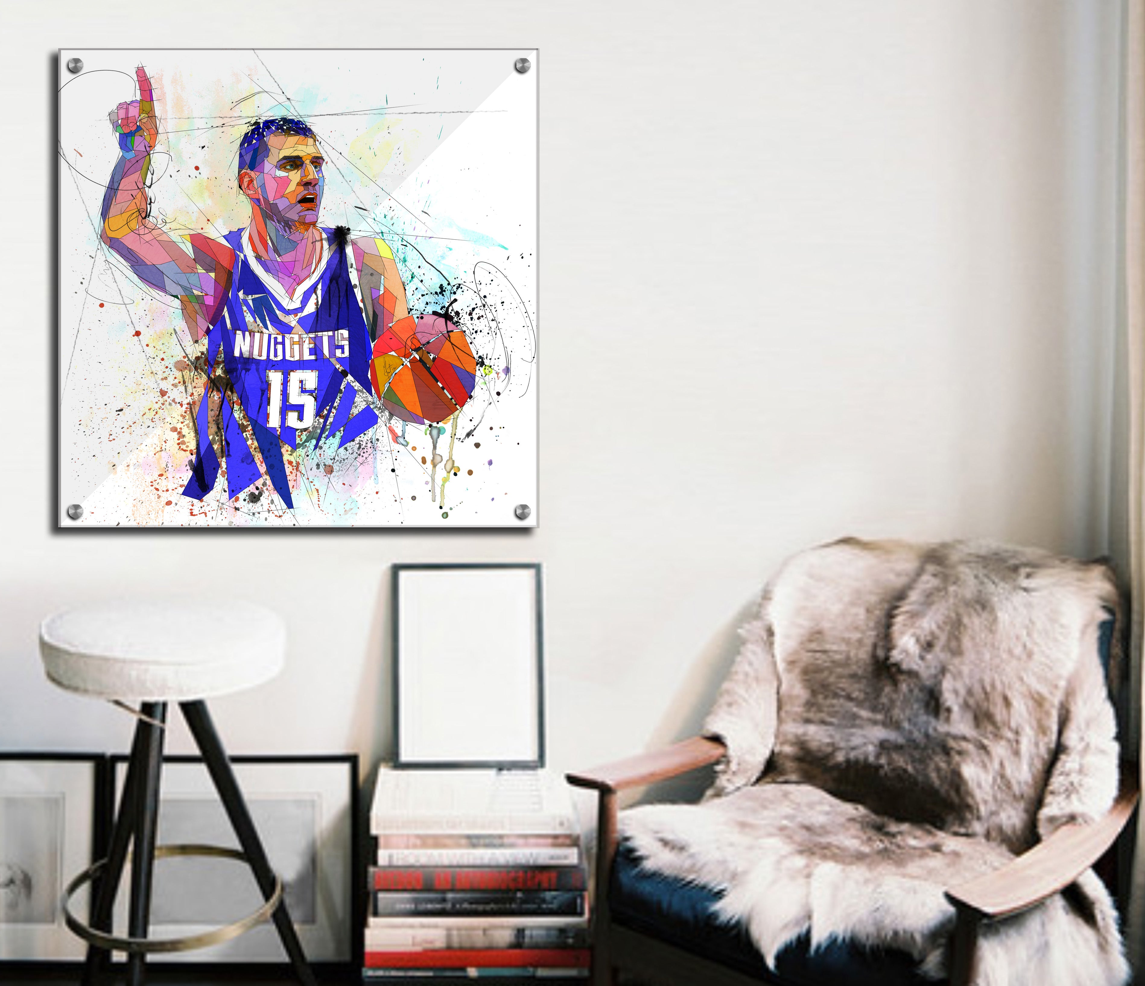 Basketball Canvas Wall Art Inspired