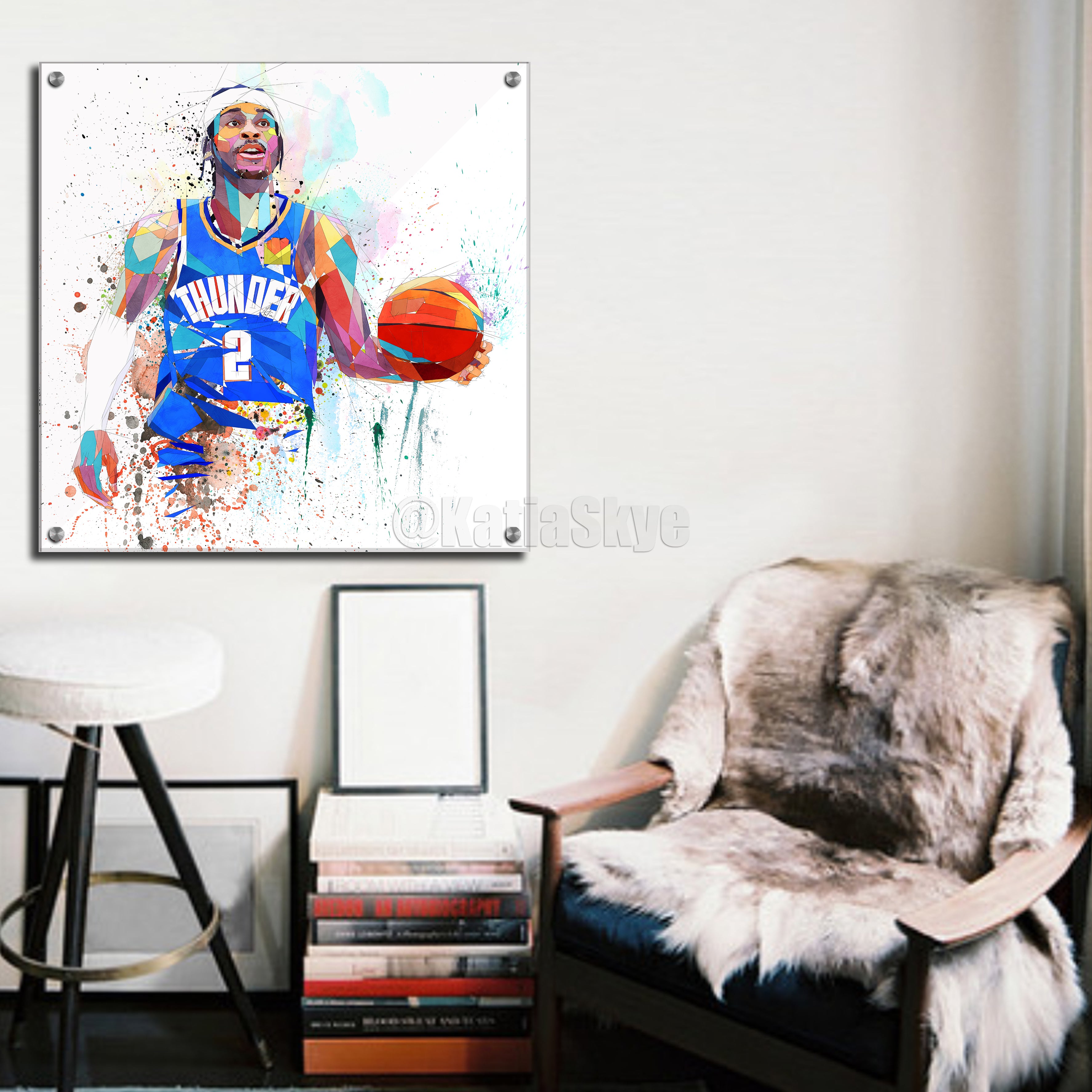 Canvas Print Basketball Wall Art Inspired