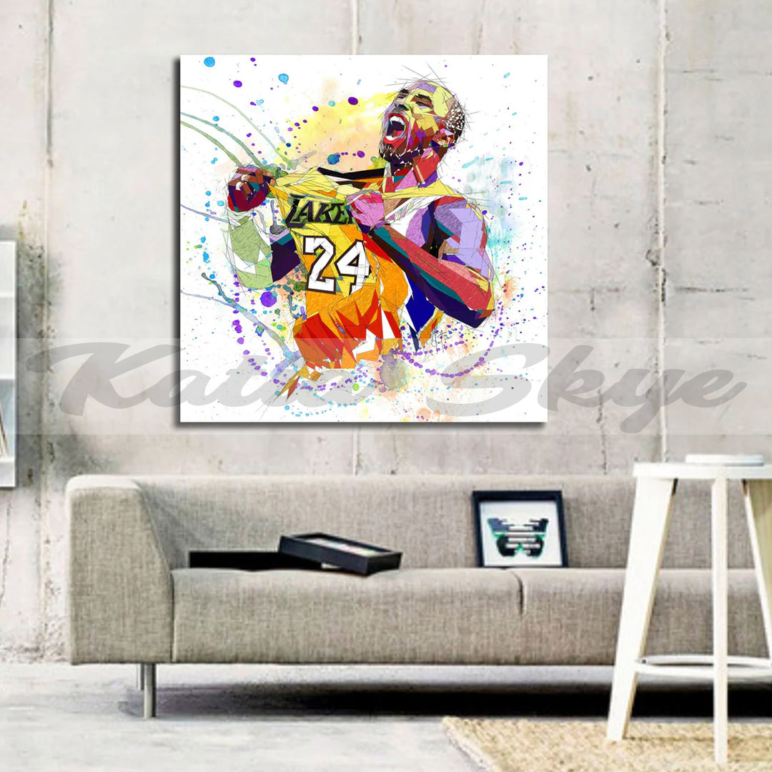 Kobe Bryant Canvas Wall Art