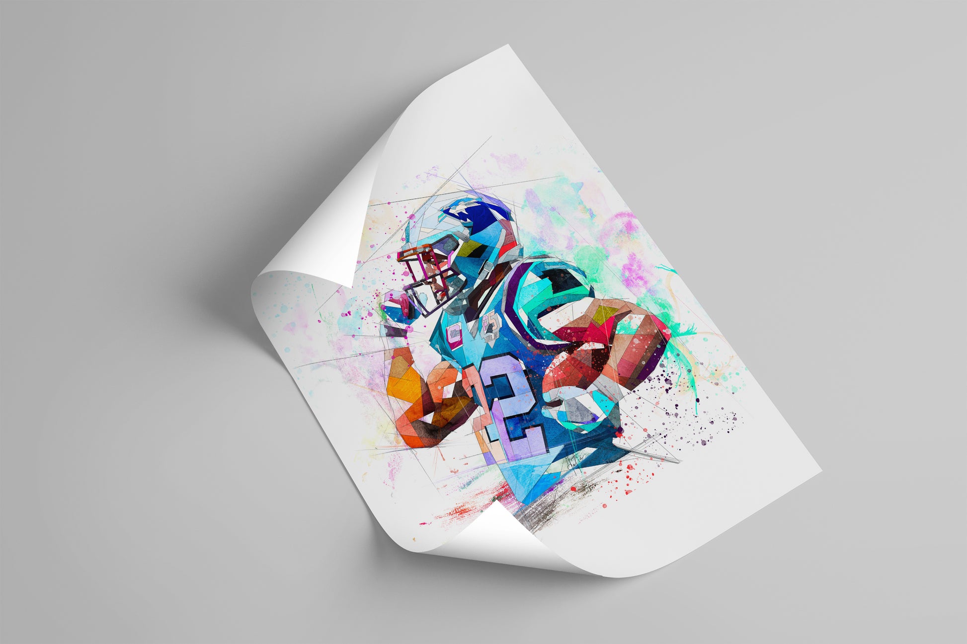American Football Canvas Wall Art