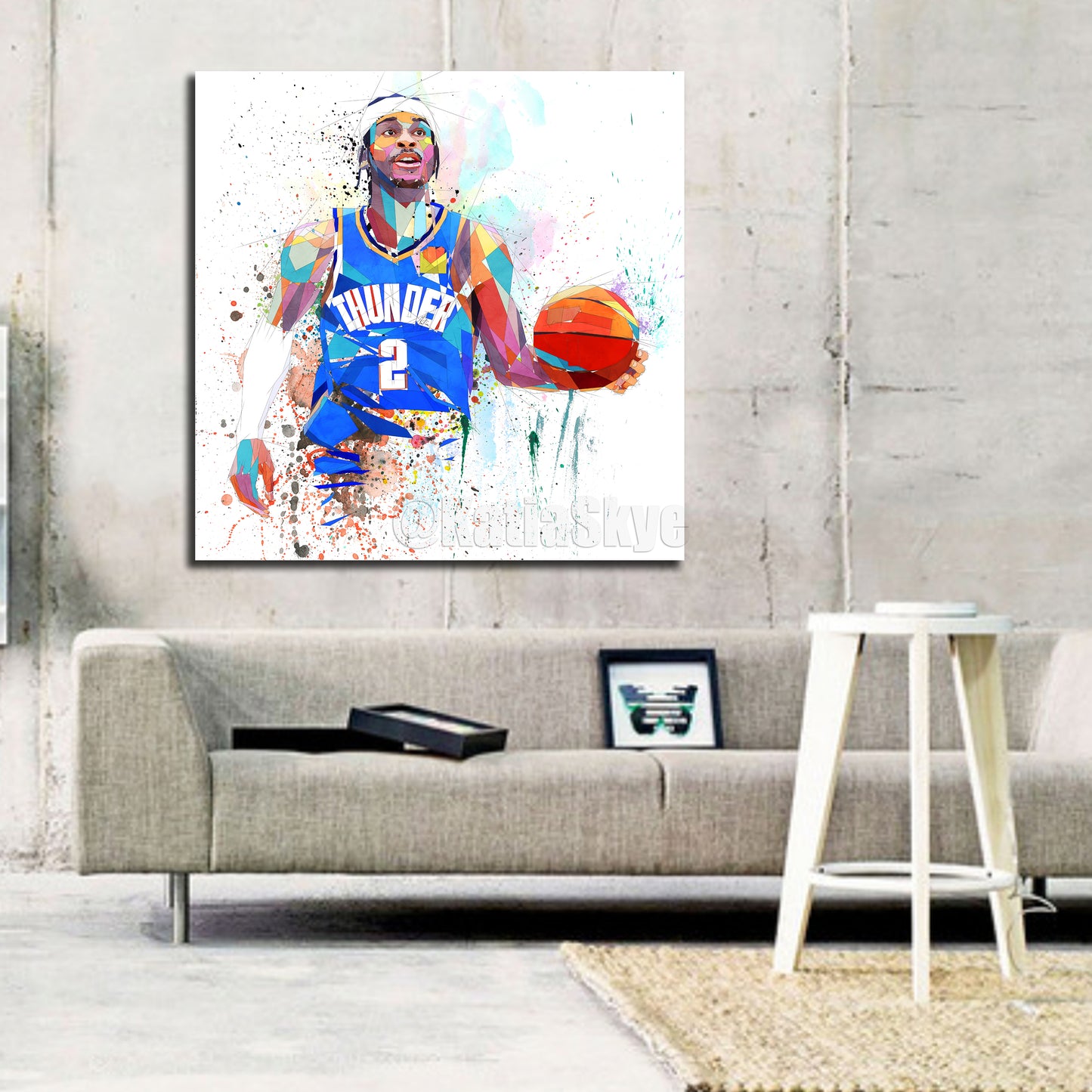 Gilgeous Alexander Canvas Wall Art