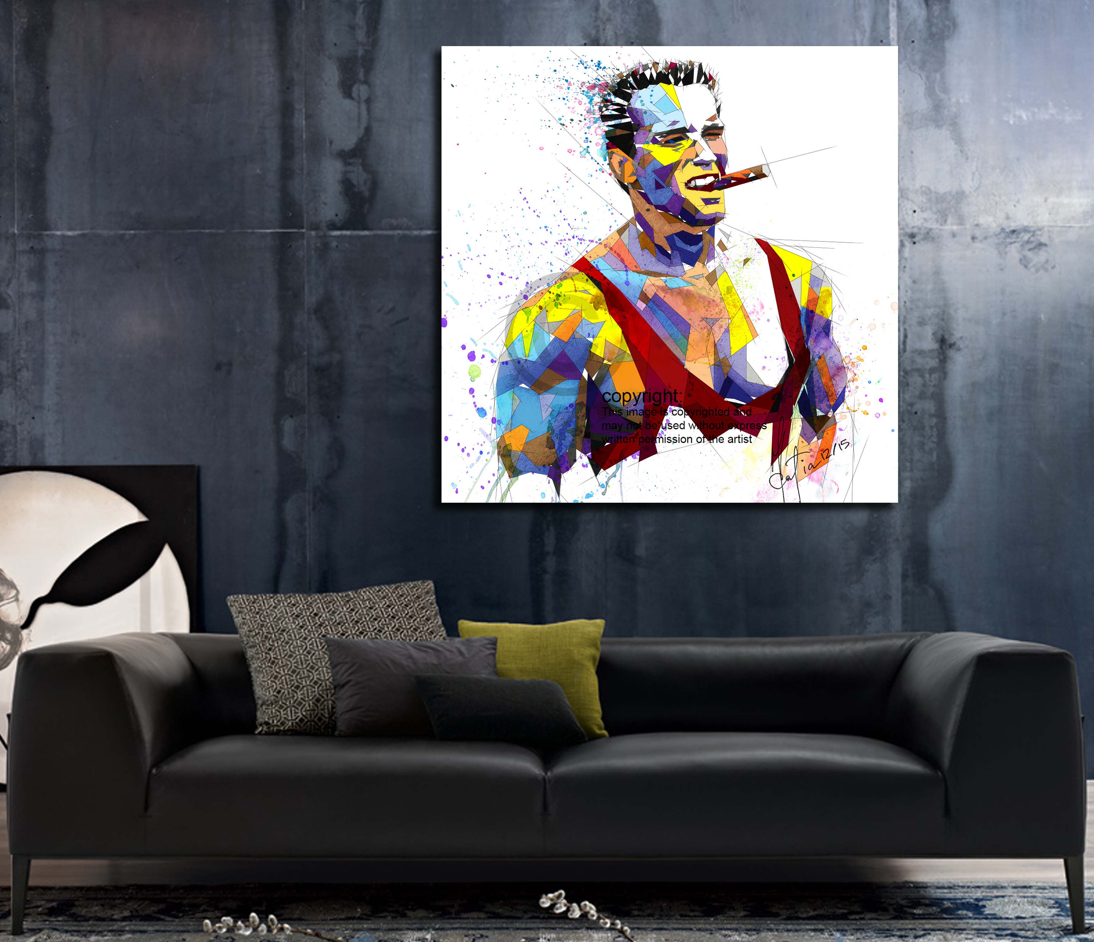 Canvas Print Arnold Schwarzenegger Wall Art