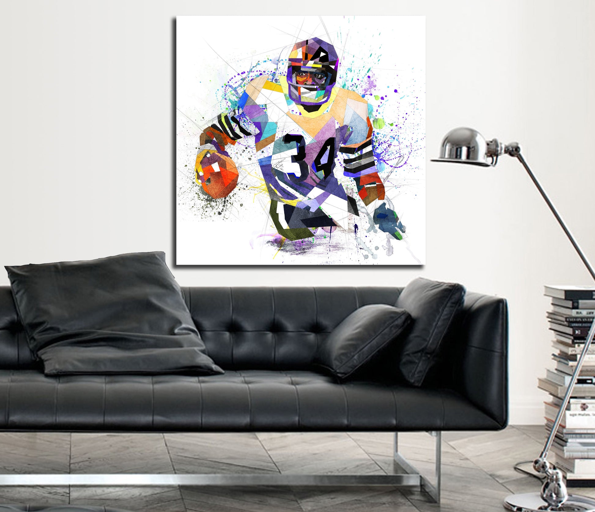 American Football Canvas Wall Art