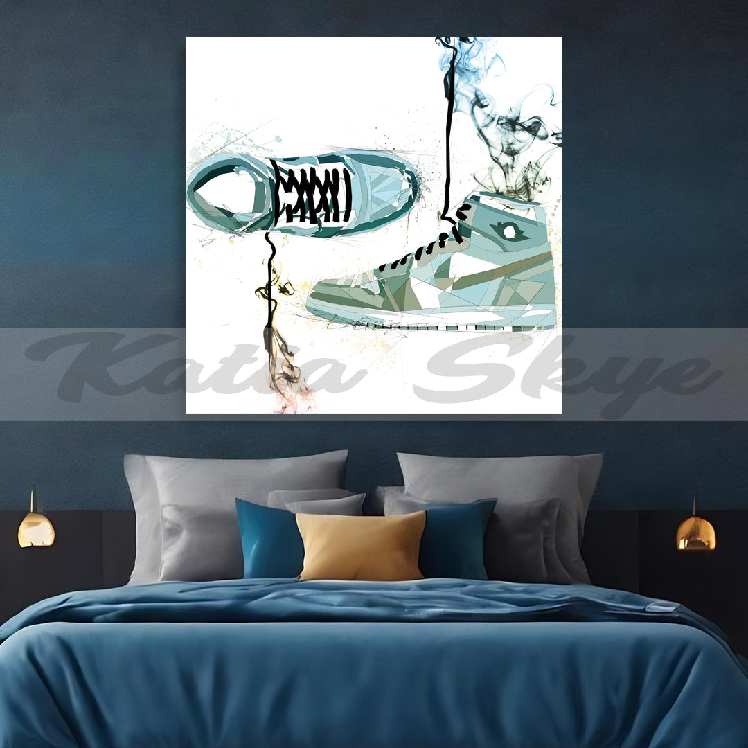 Basketball Shoes Wall Art