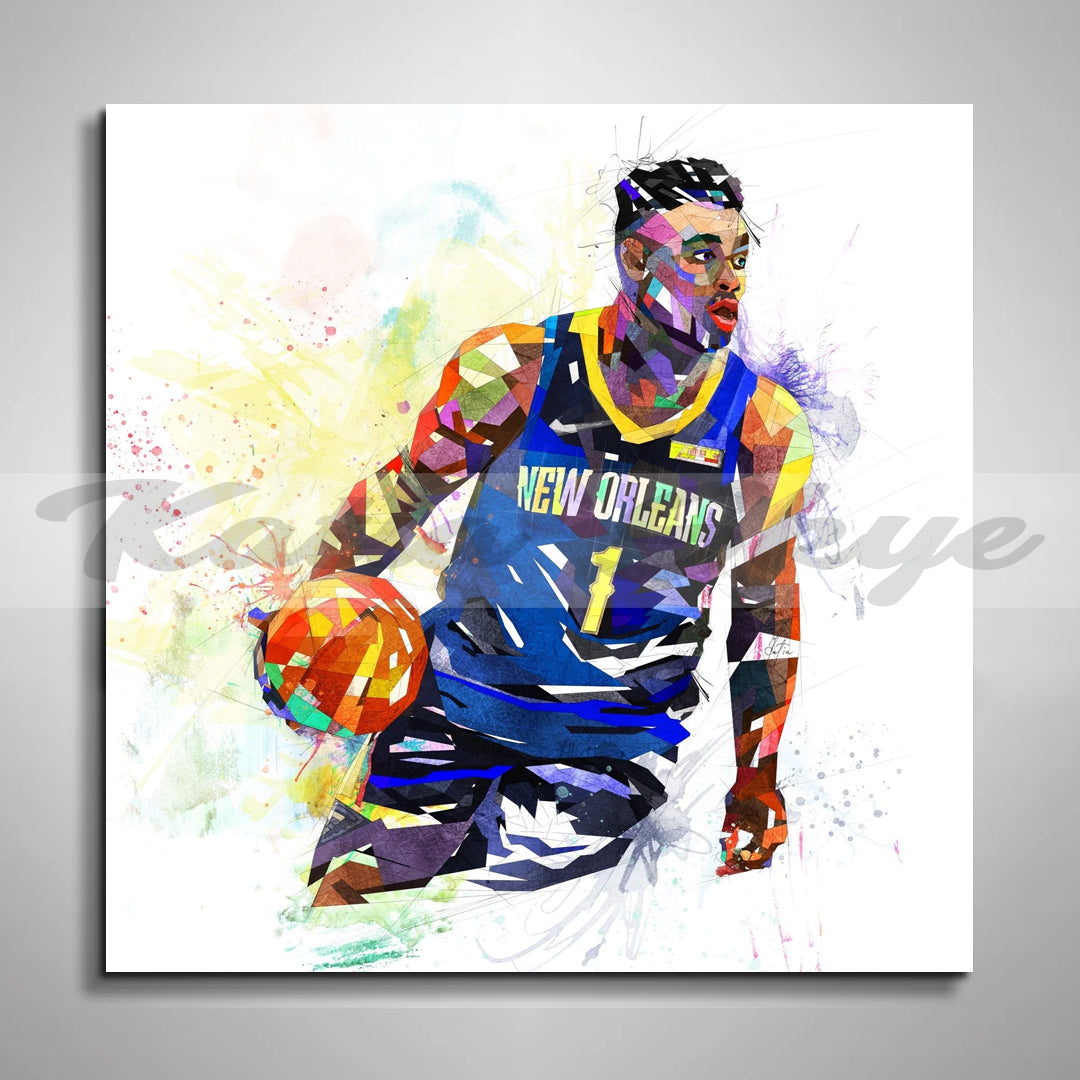 Zion Williamson Canvas Wall Art