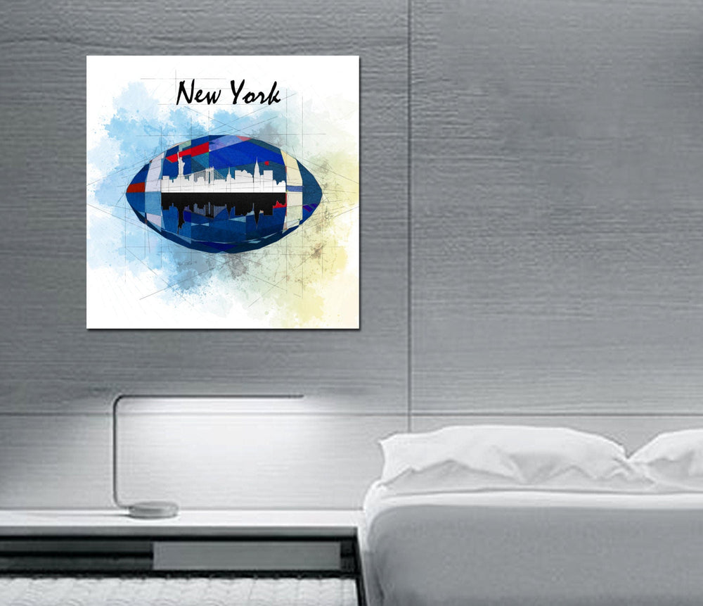Giants Football canvas wall art