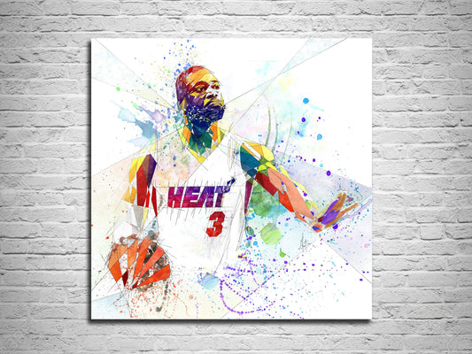 Dwyane Wade wall art