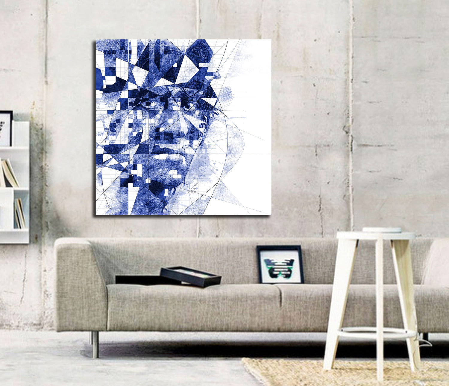 Sylvester Stallone wall art 