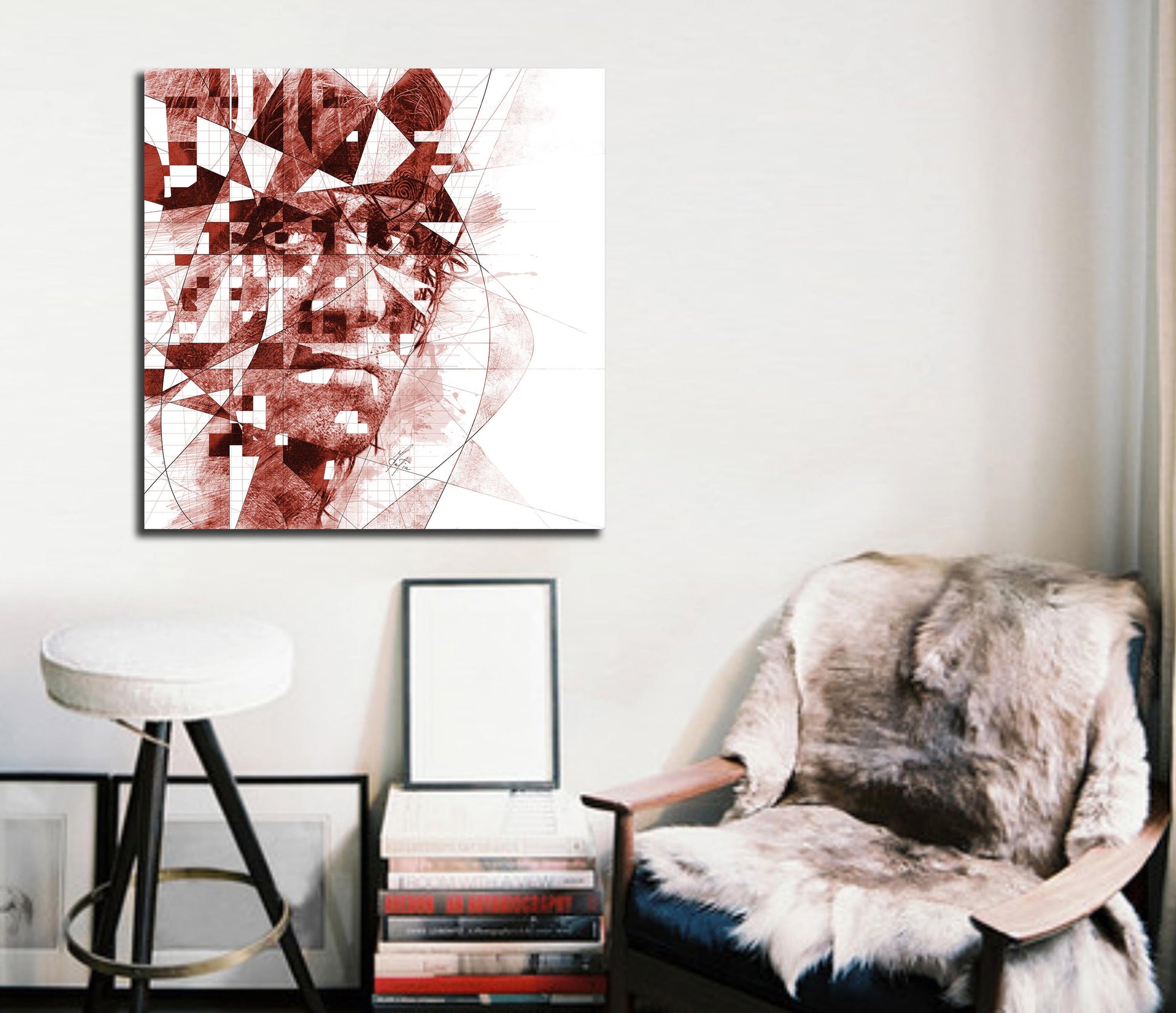 Sylvester Stallone canvas wall art