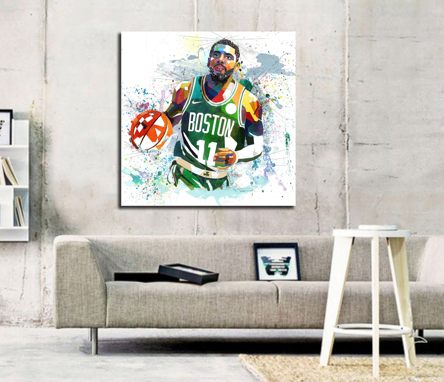 Kyrie Irving canvas wall art