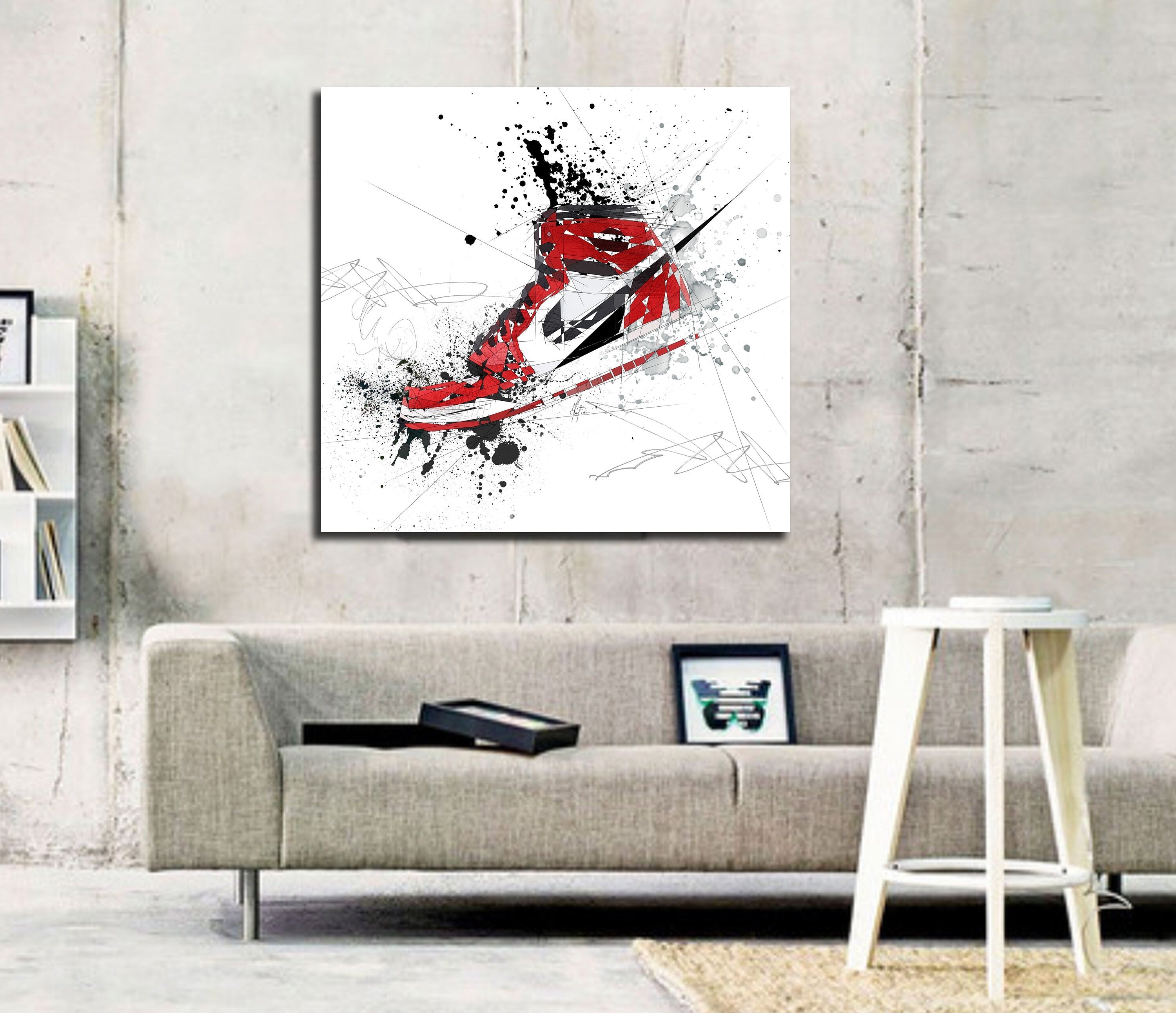 Basketball Shoes Wall Art