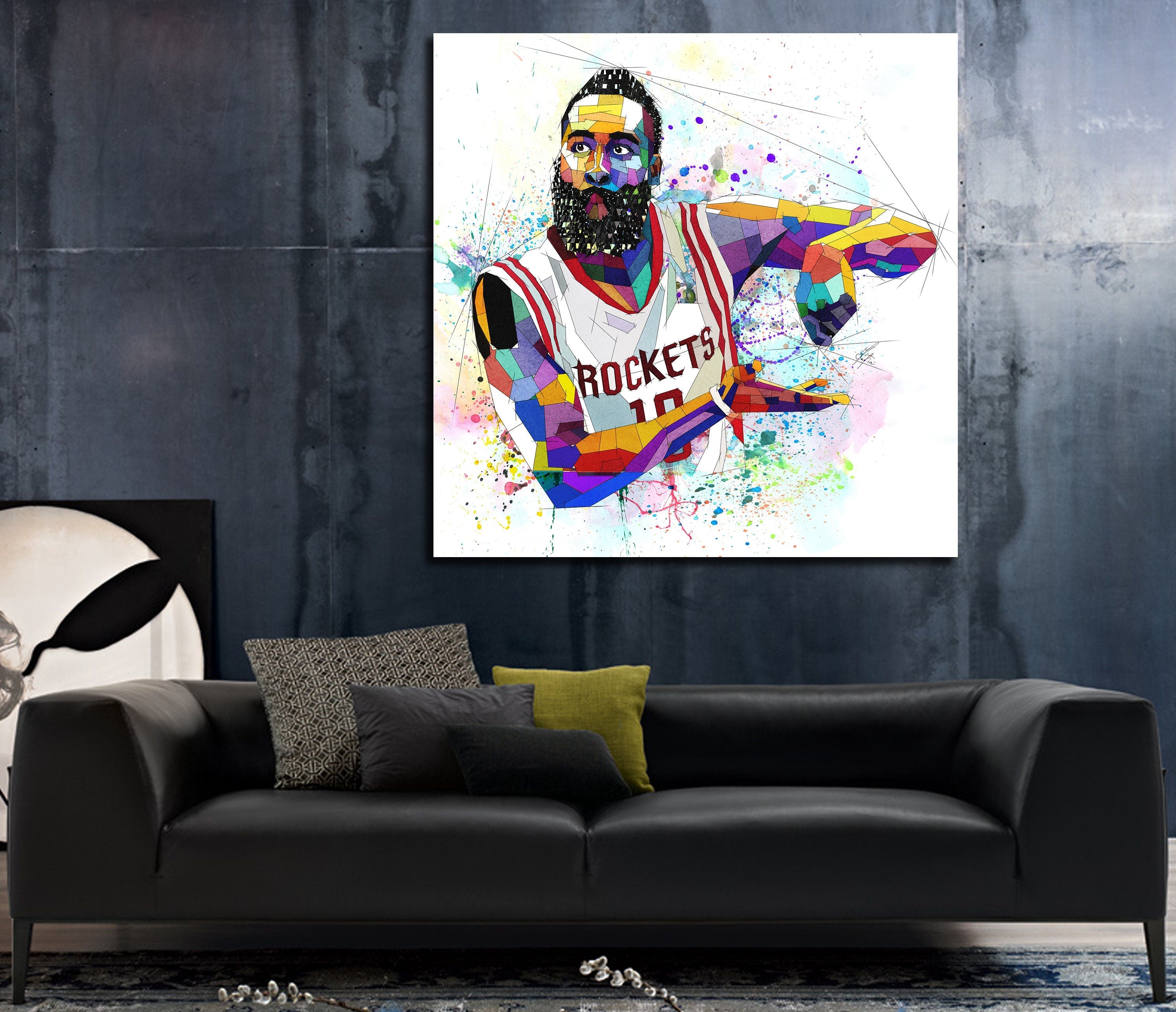 Basketball Canvas Wall Art