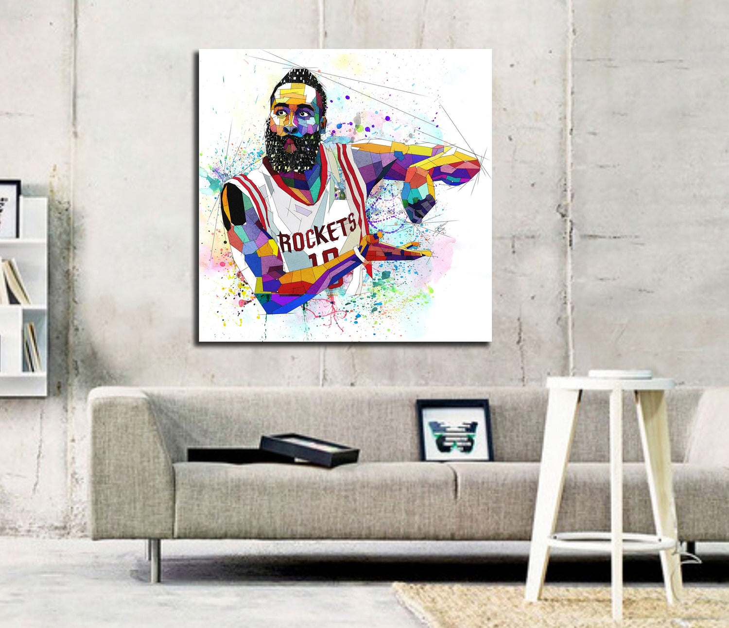  STAINA Poster Basketball Player James Harden Picture(162)  Canvas Art Poster And Wall Art Picture Print Modern Family Bedroom Decor  Posters 20x30inch(50x75cm): Posters & Prints