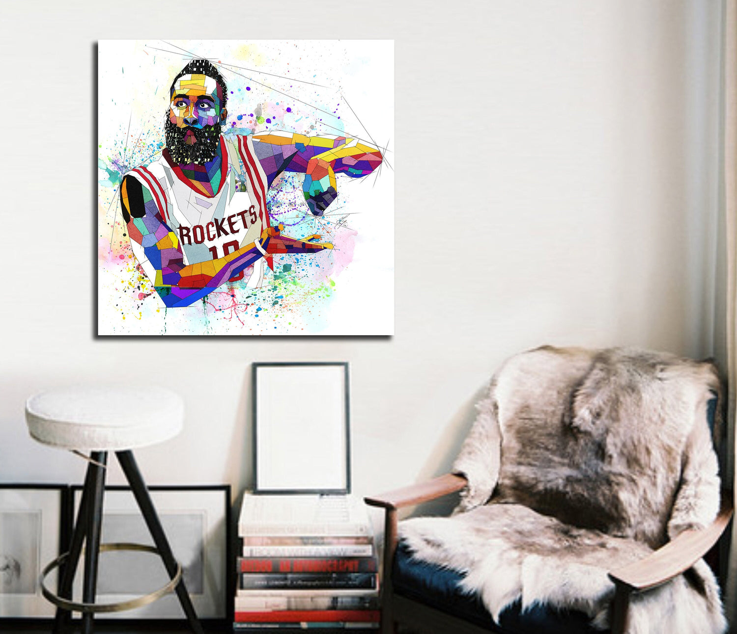 STAINA Basketball Player Poster James Harden Cover Picture (11) Canvas Wall  Art Prints Poster Gifts Photo Picture Painting Posters Room Decor Home