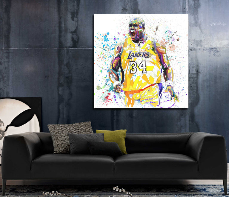 Shaquille O'neal office poster art