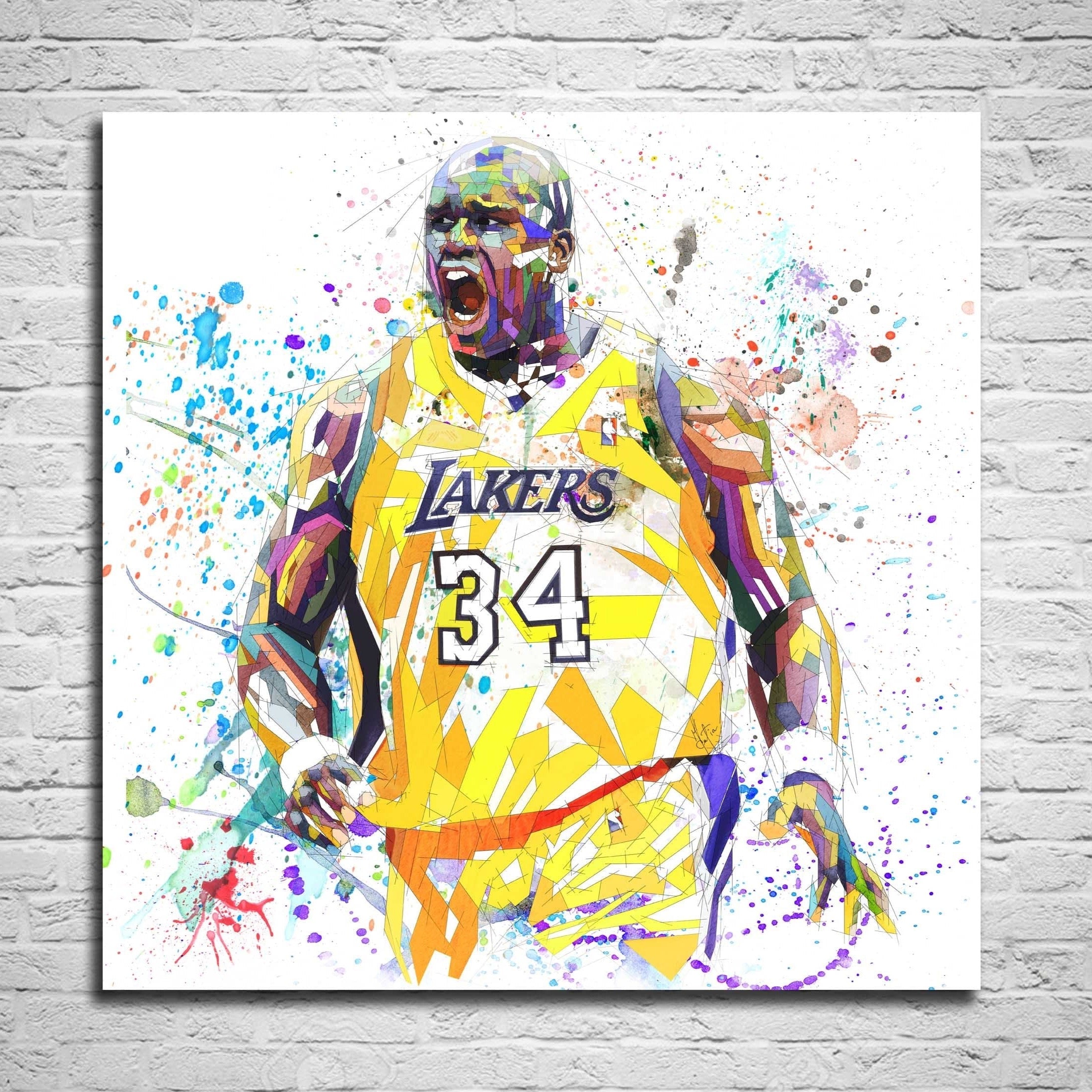 buy canvas print shaquille
