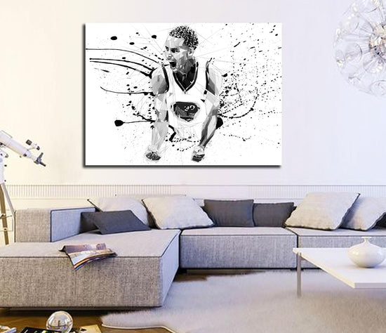 Steph Curry wall decor canvas print