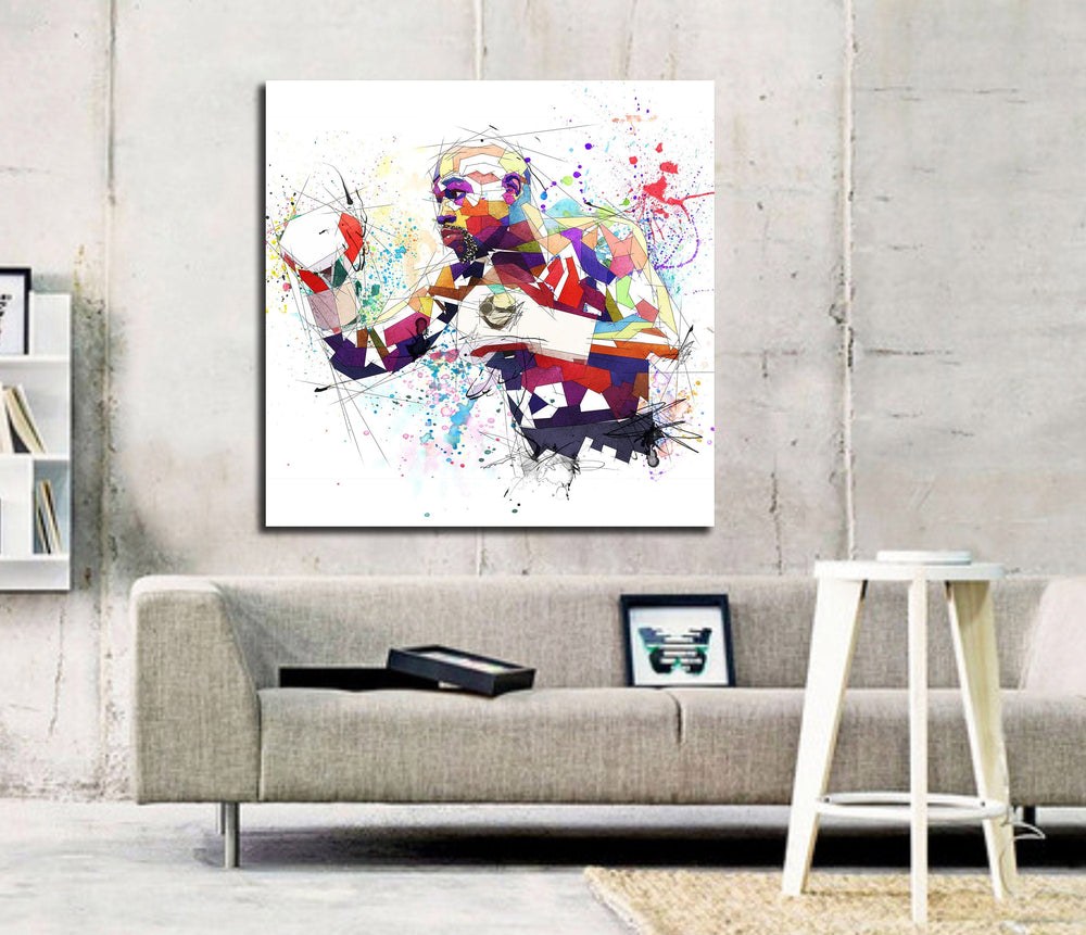 Floyd Mayweather canvas print poster