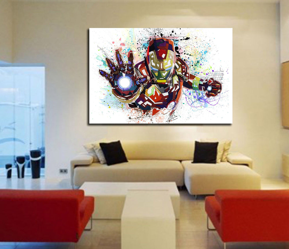 Iron man wall decor