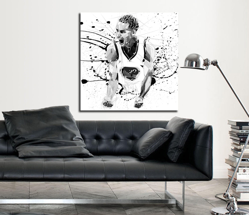 Steph Curry office wall art