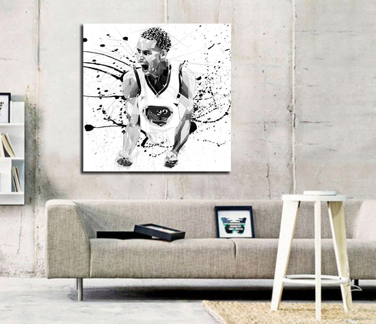 Steph Curry canvas print wall art