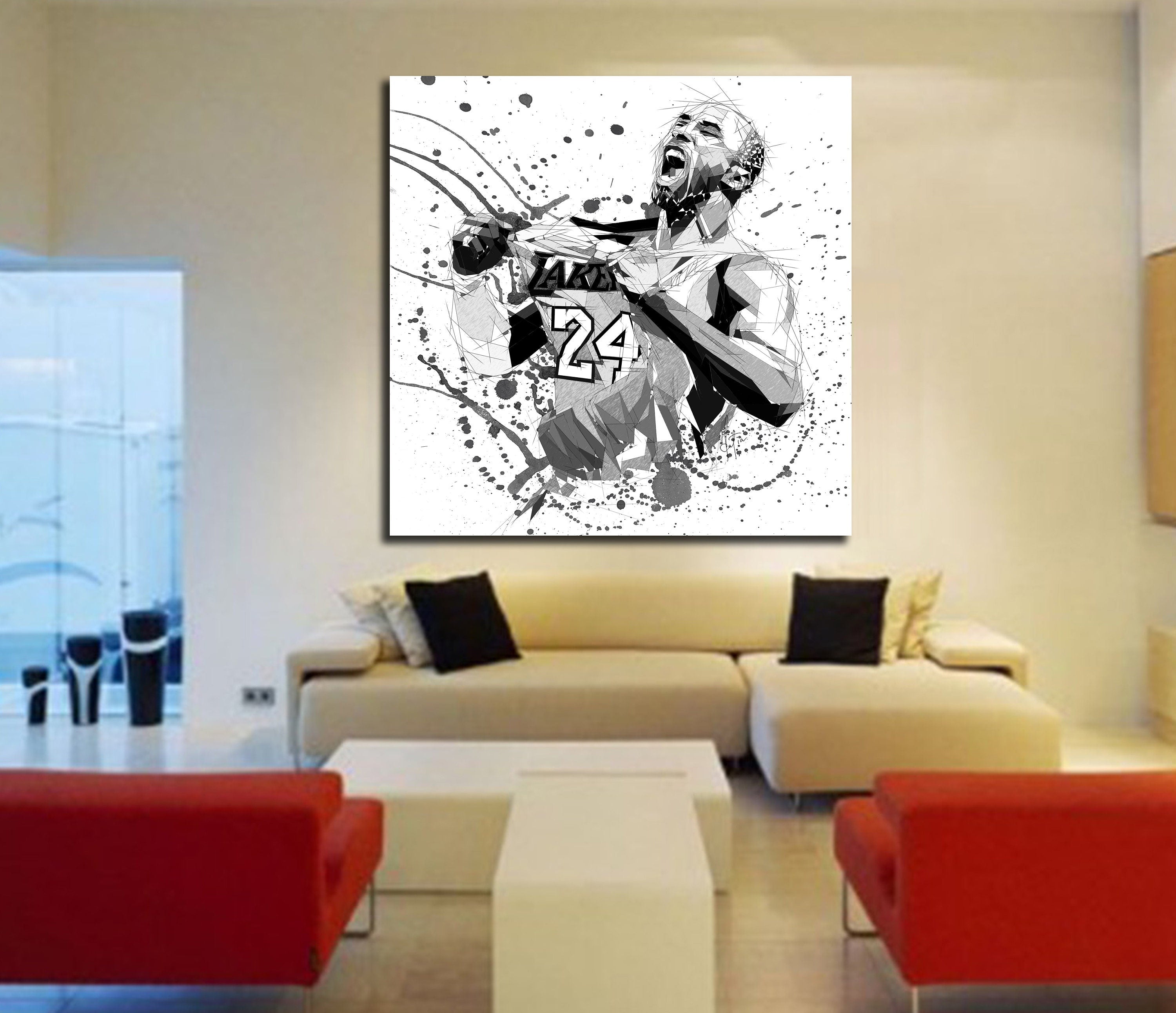Kobe Bryant Canvas Wall Art