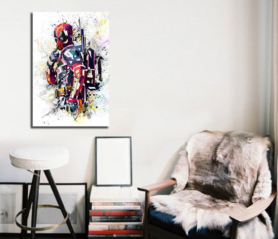 Deadpool canvas print wall art