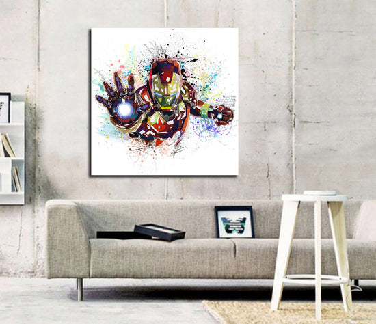 iron man canvas art