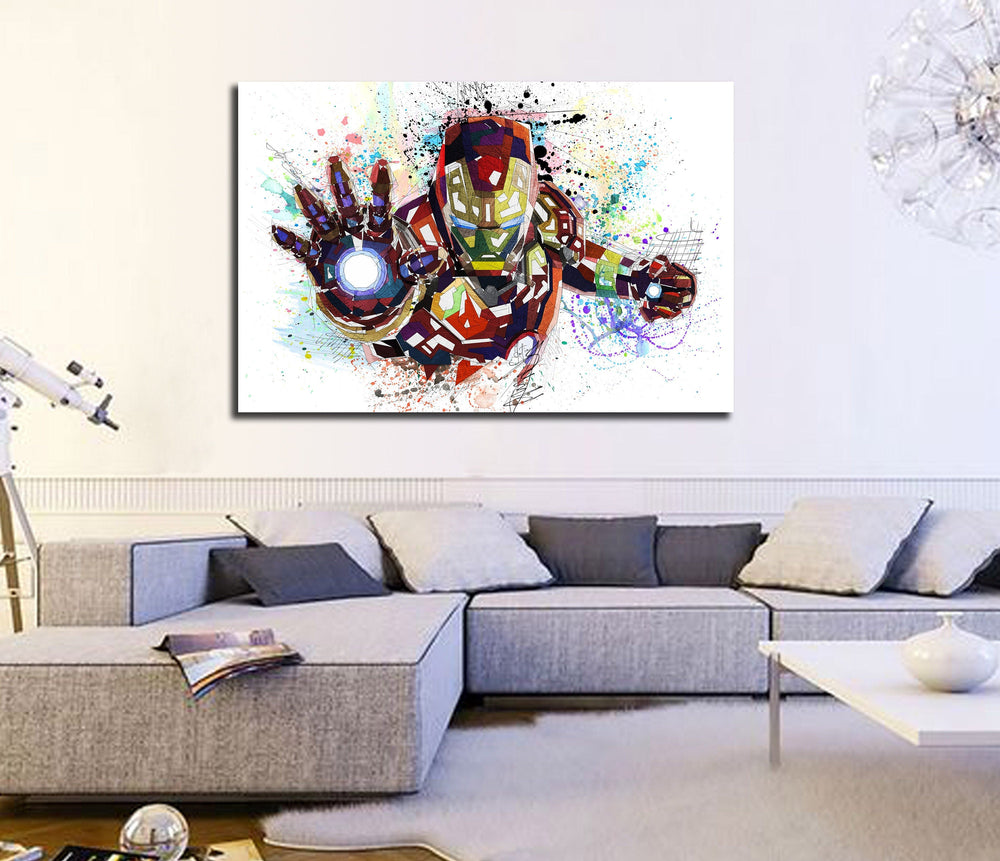 Iron man canvas wall art