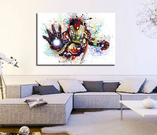 Iron man canvas wall art