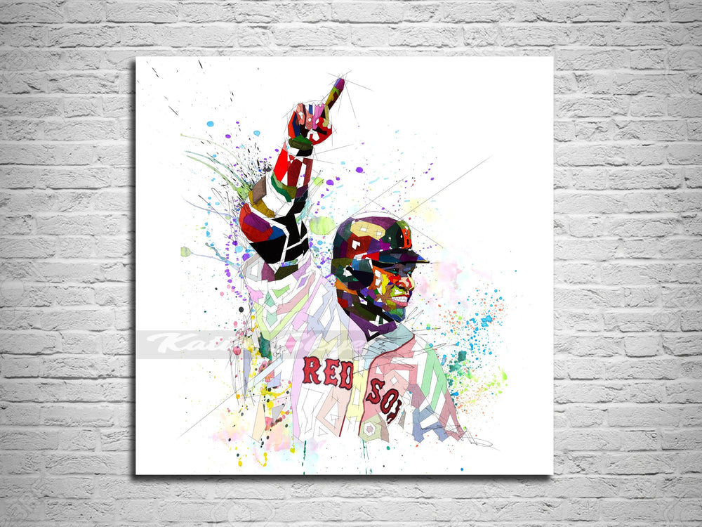 David Ortiz canvas print wall art